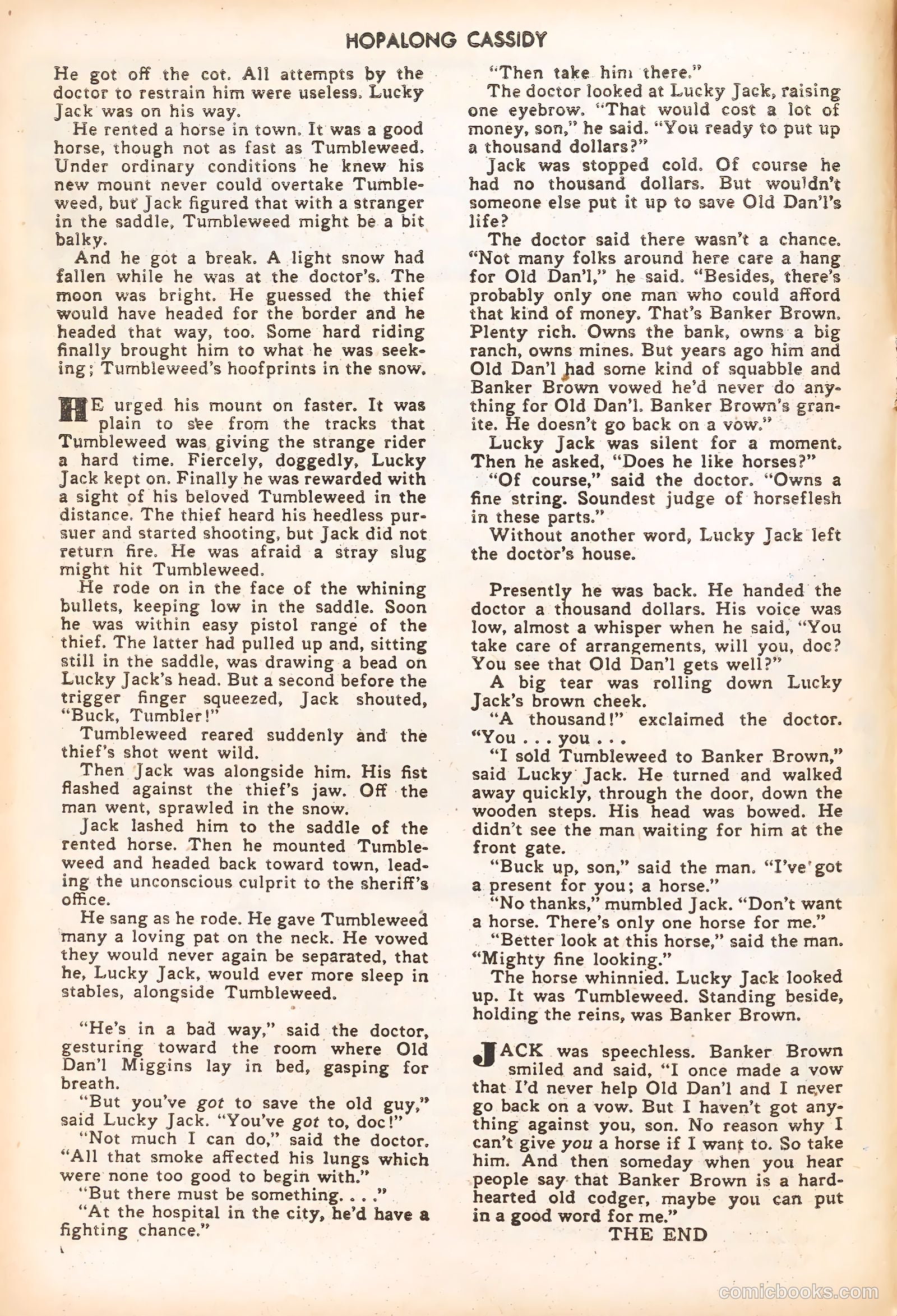 Hopalong Cassidy #33 (1949) — page 22 of 52
