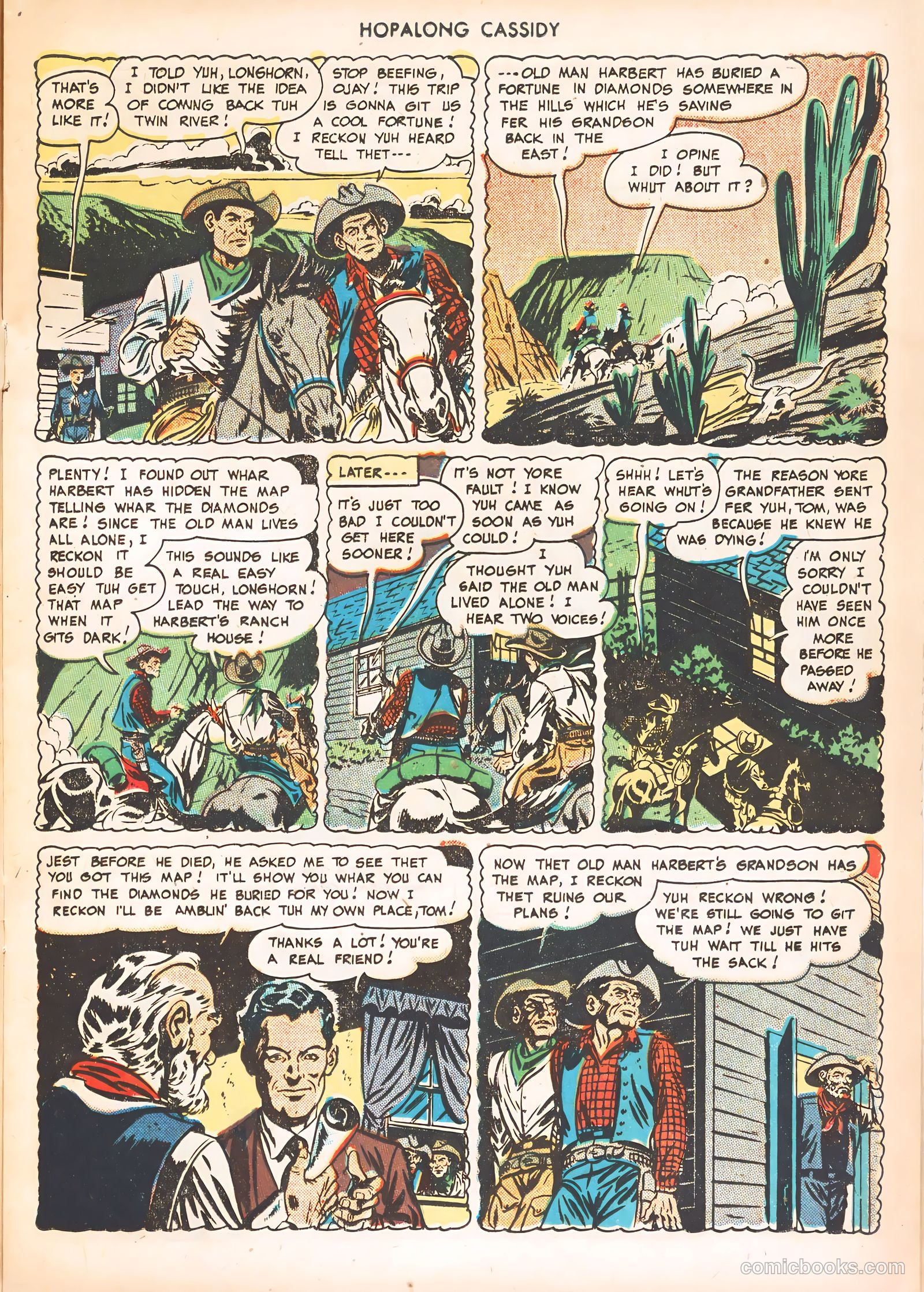 Hopalong Cassidy #33 (1949) — page 25 of 52