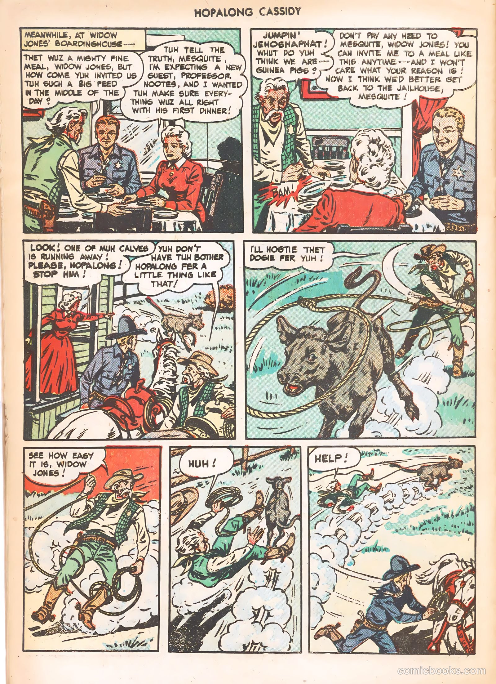 Hopalong Cassidy #33 (1949) — page 34 of 52