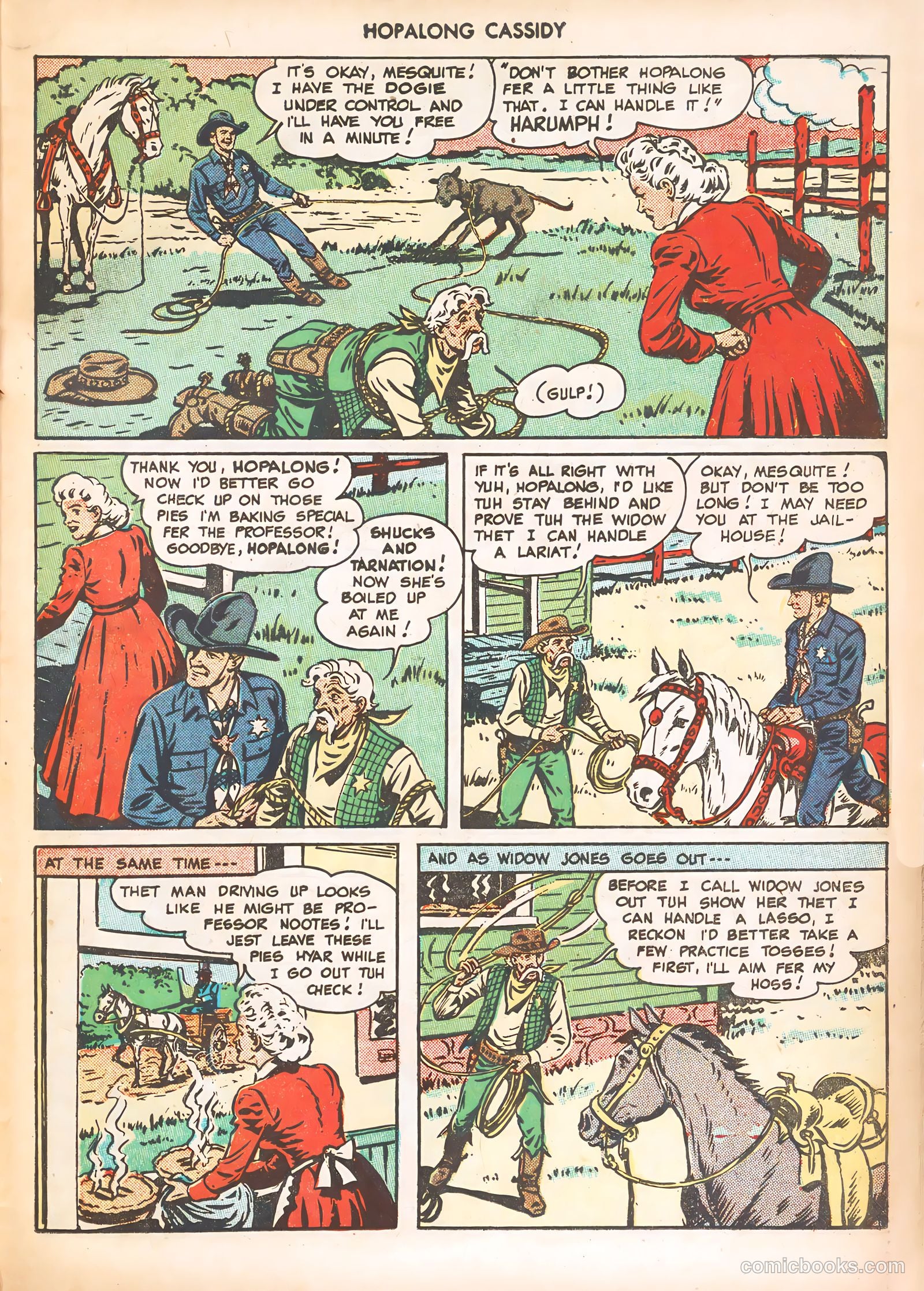 Hopalong Cassidy #33 (1949) — page 35 of 52