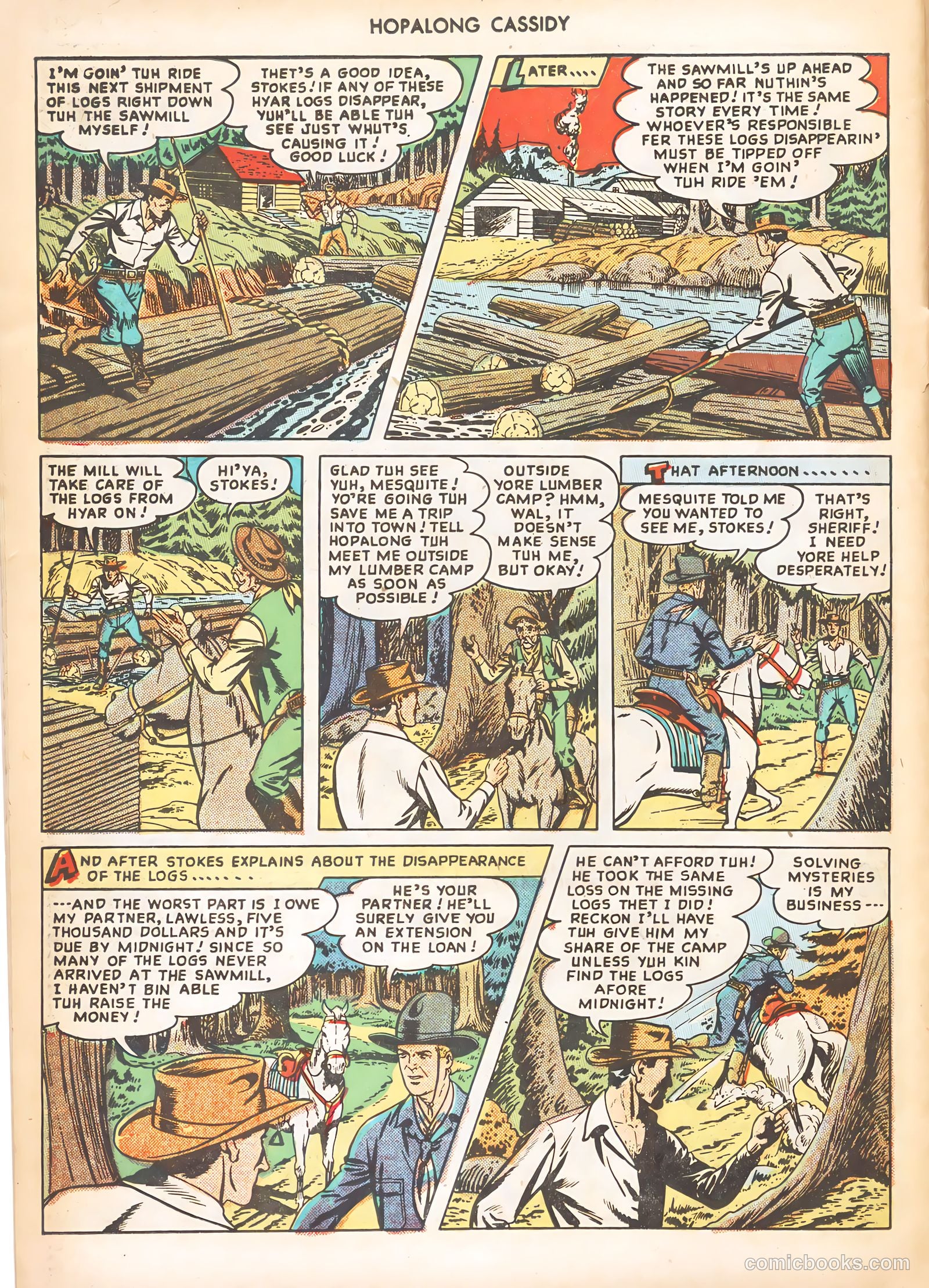 Hopalong Cassidy #33 (1949) — page 42 of 52