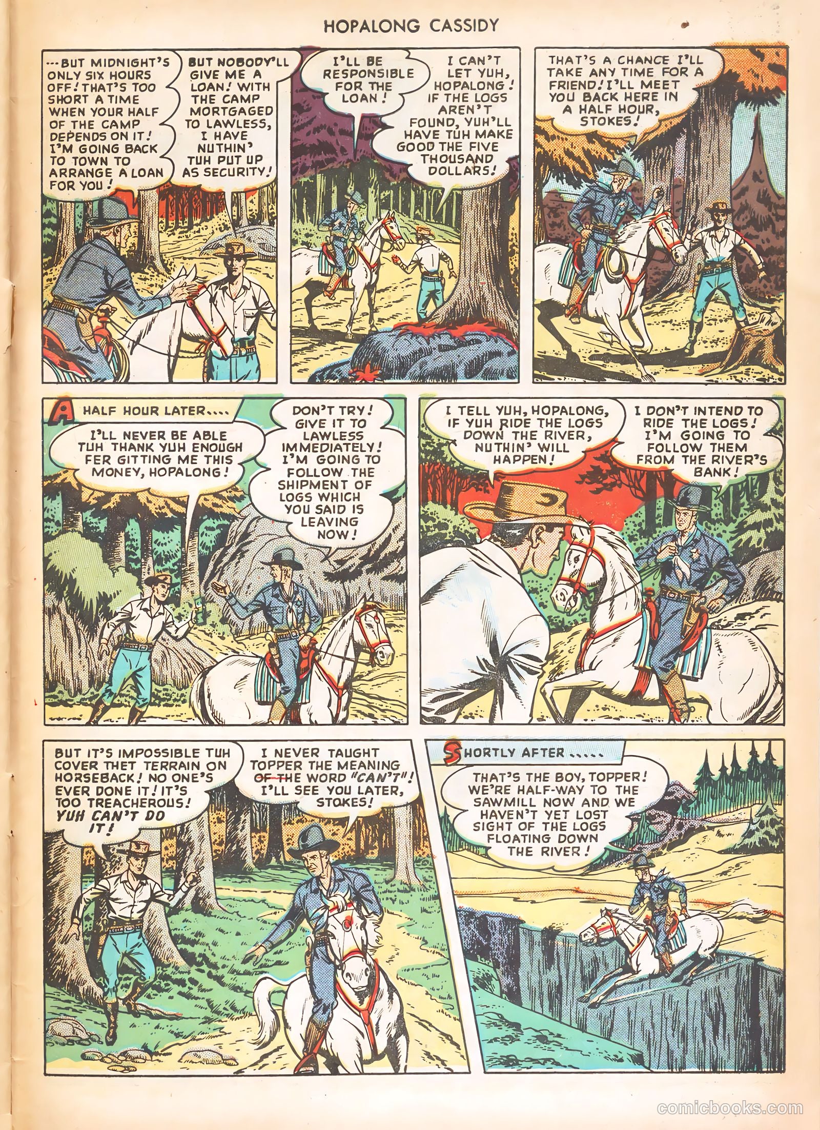Hopalong Cassidy #33 (1949) — page 43 of 52