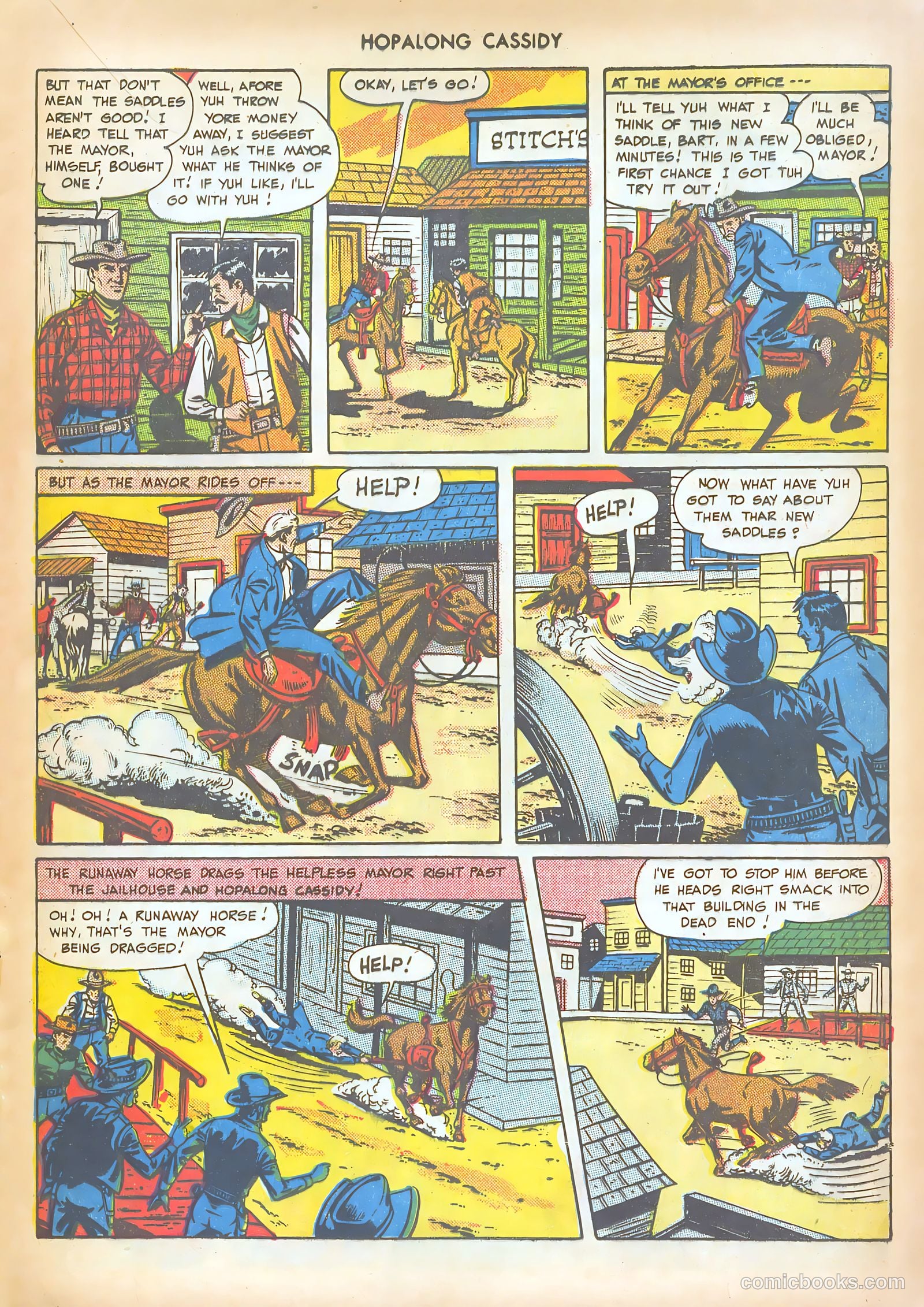 Hopalong Cassidy #34 (1949) — page 17 of 52