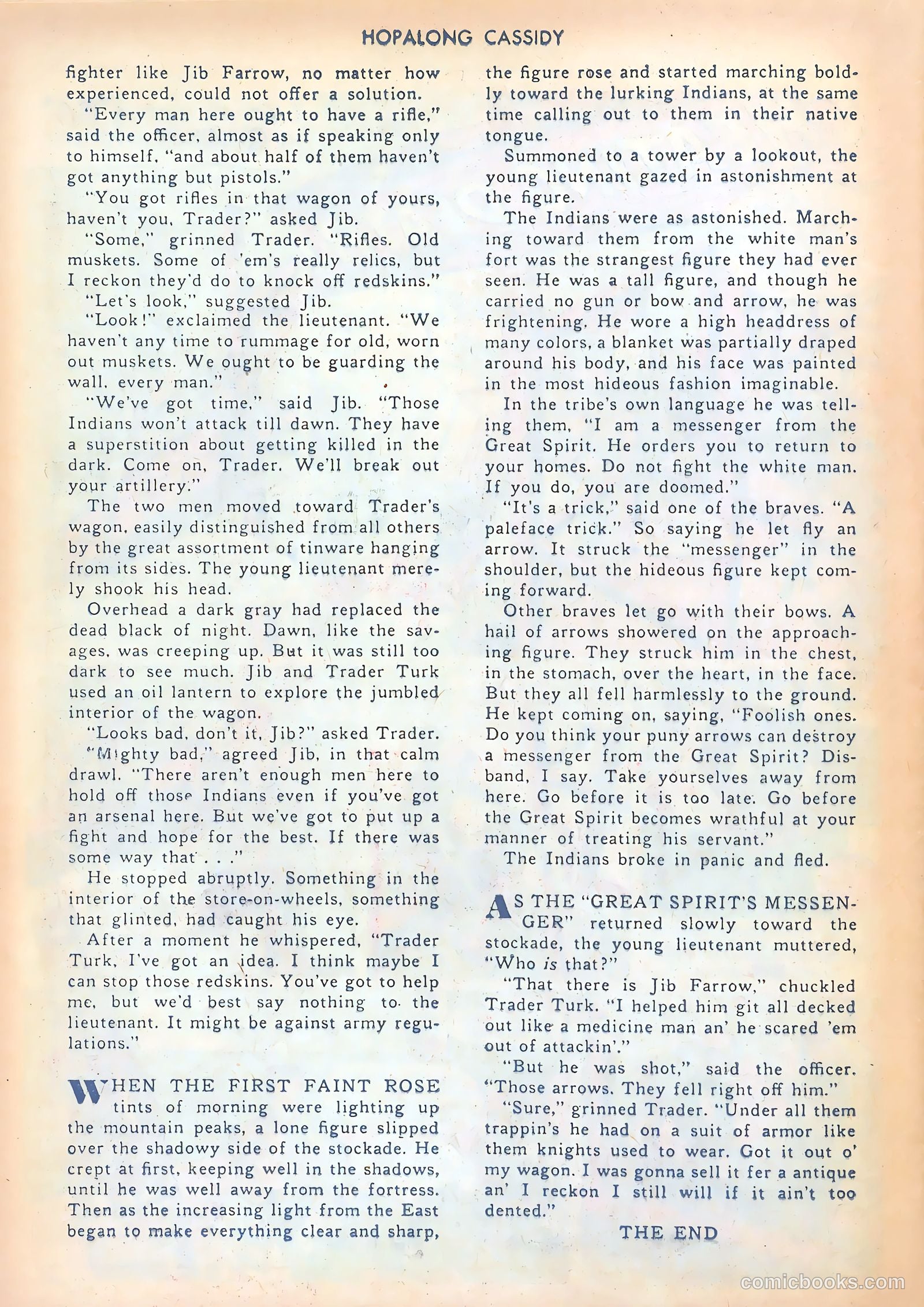 Hopalong Cassidy #34 (1949) — page 36 of 52