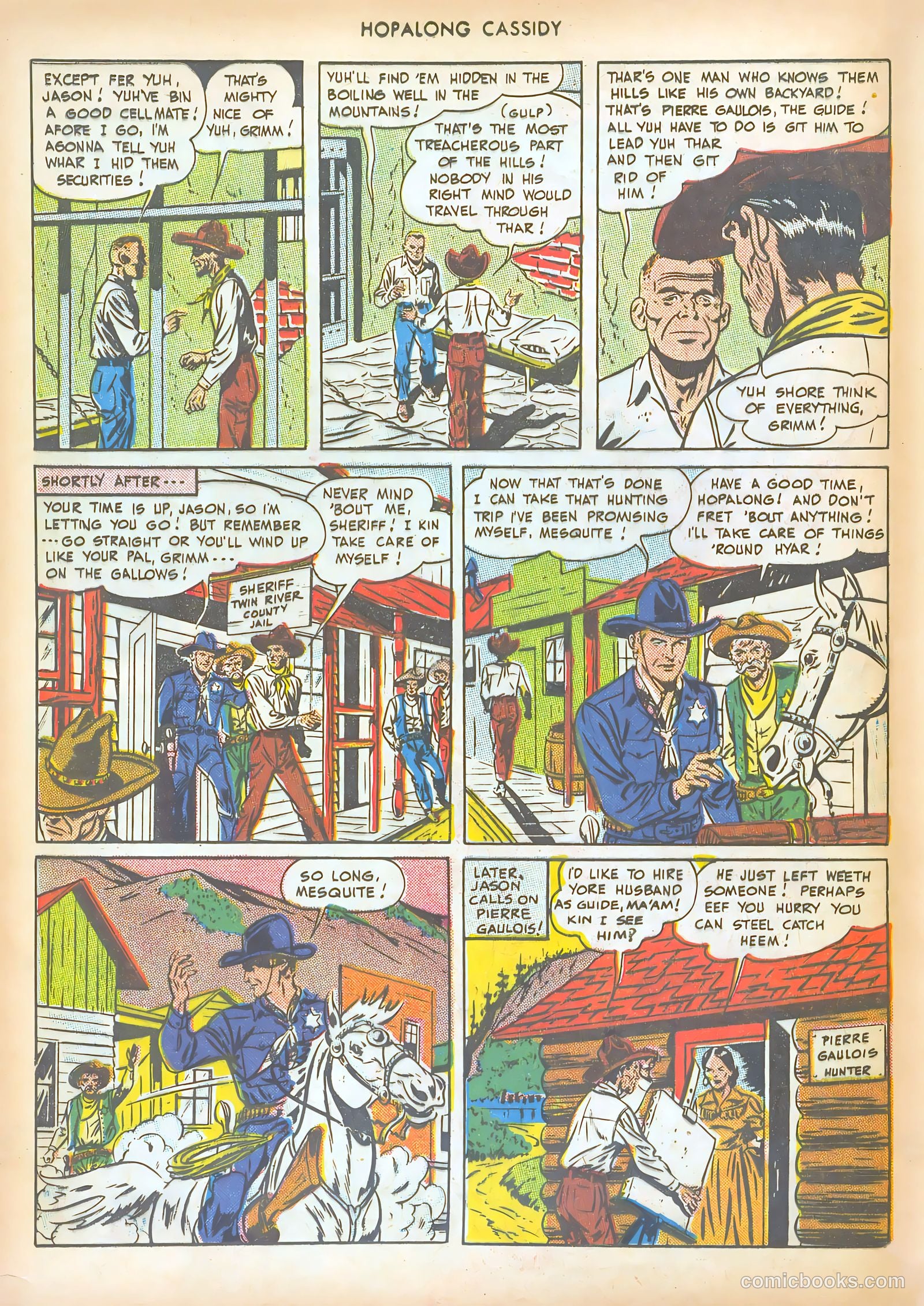 Hopalong Cassidy #34 (1949) — page 40 of 52