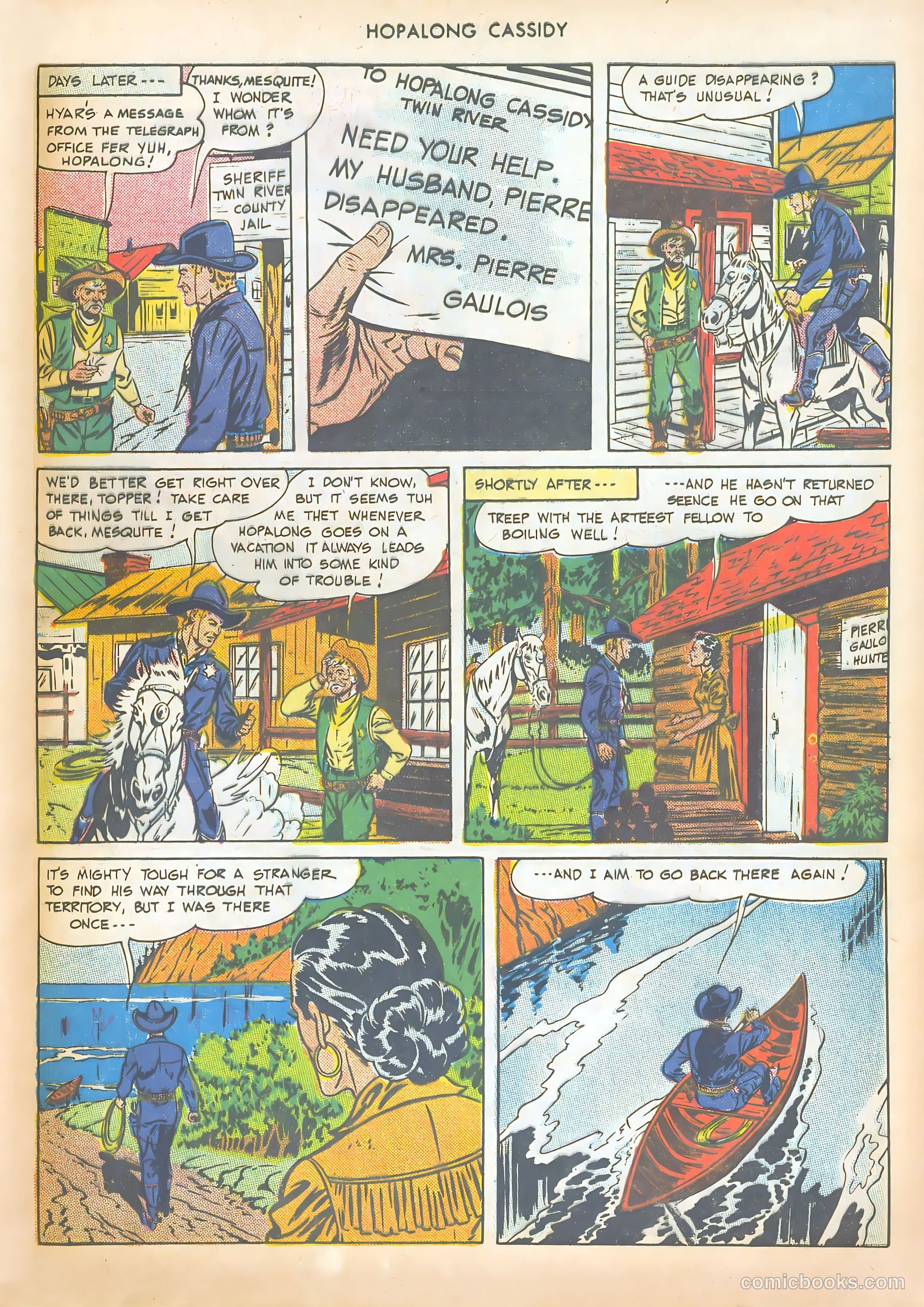 Hopalong Cassidy #34 (1949) — page 45 of 52