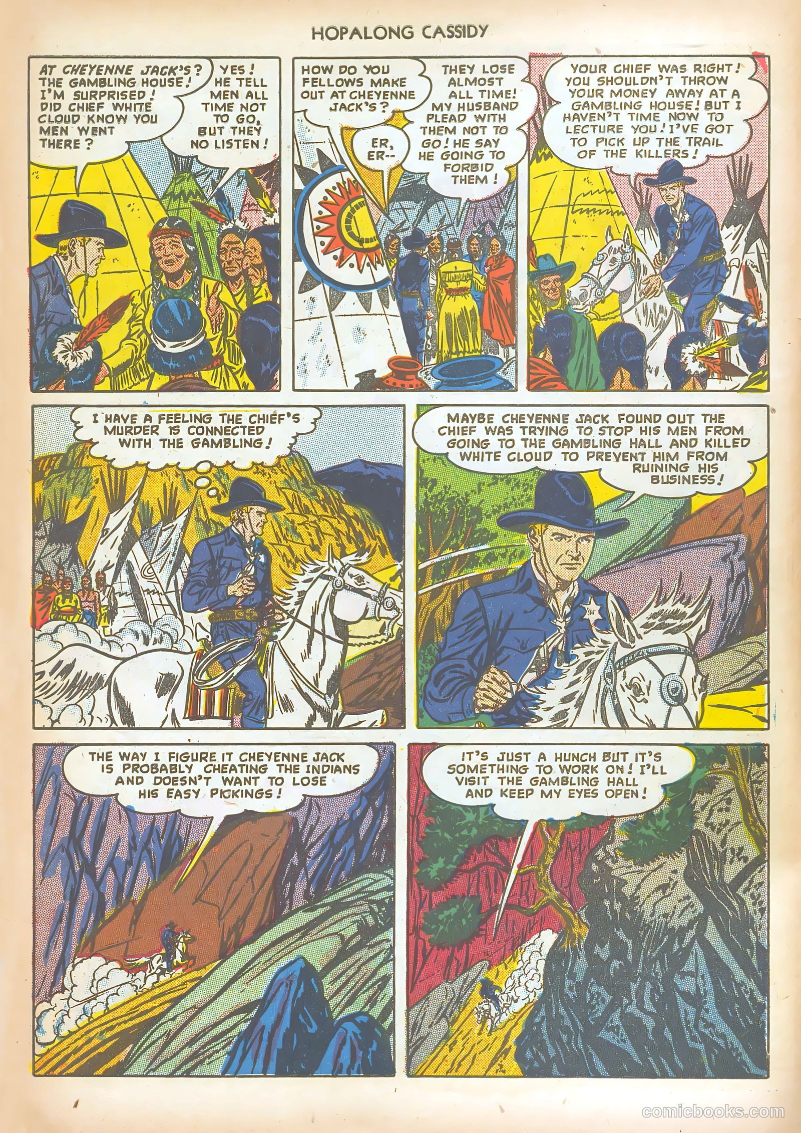 Hopalong Cassidy #35 (1949) — page 6 of 52