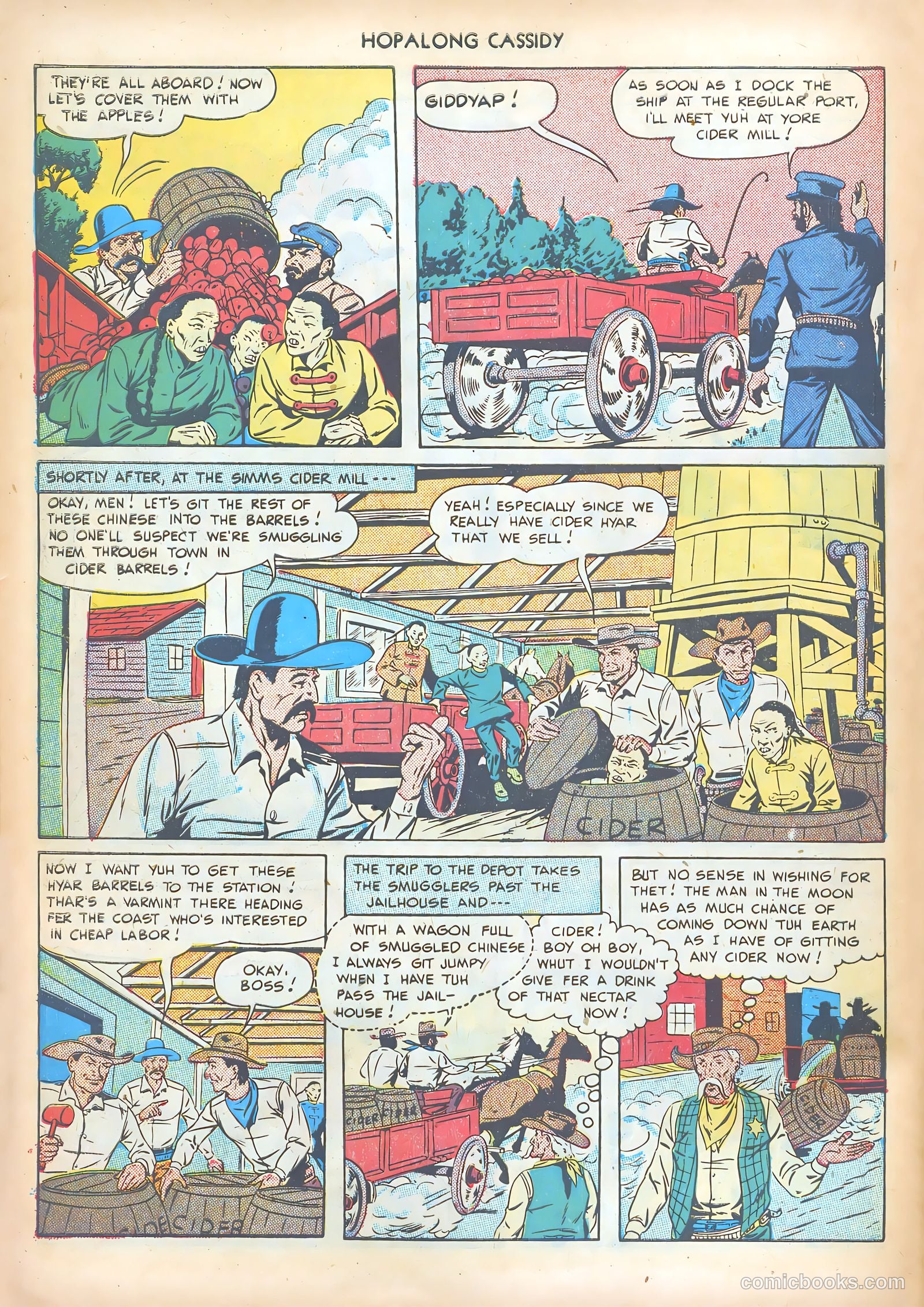 Hopalong Cassidy #35 (1949) — page 34 of 52