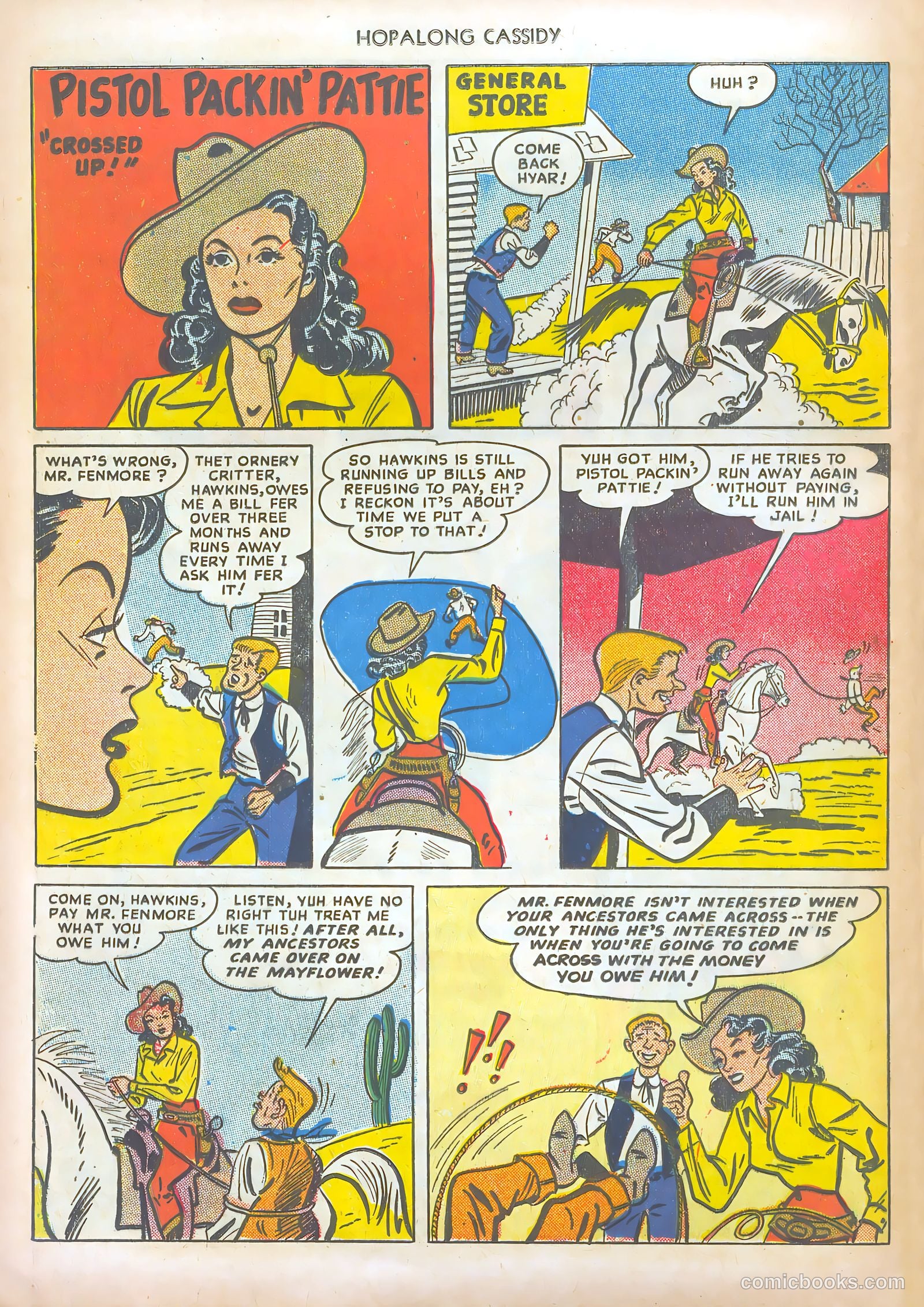 Hopalong Cassidy #35 (1949) — page 40 of 52