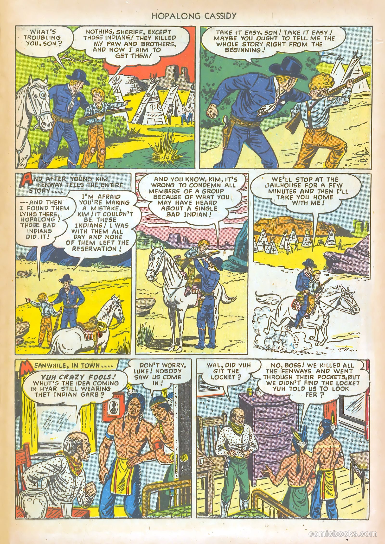 Hopalong Cassidy #35 (1949) — page 45 of 52
