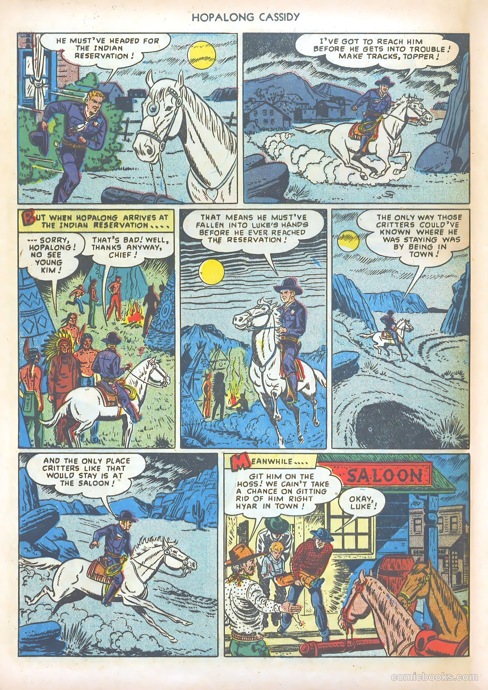 Hopalong Cassidy #35 (1949) — page 48 of 52
