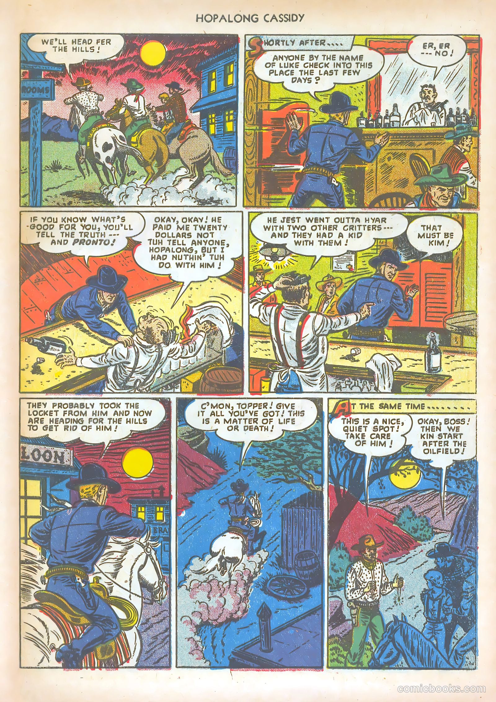 Hopalong Cassidy #35 (1949) — page 49 of 52