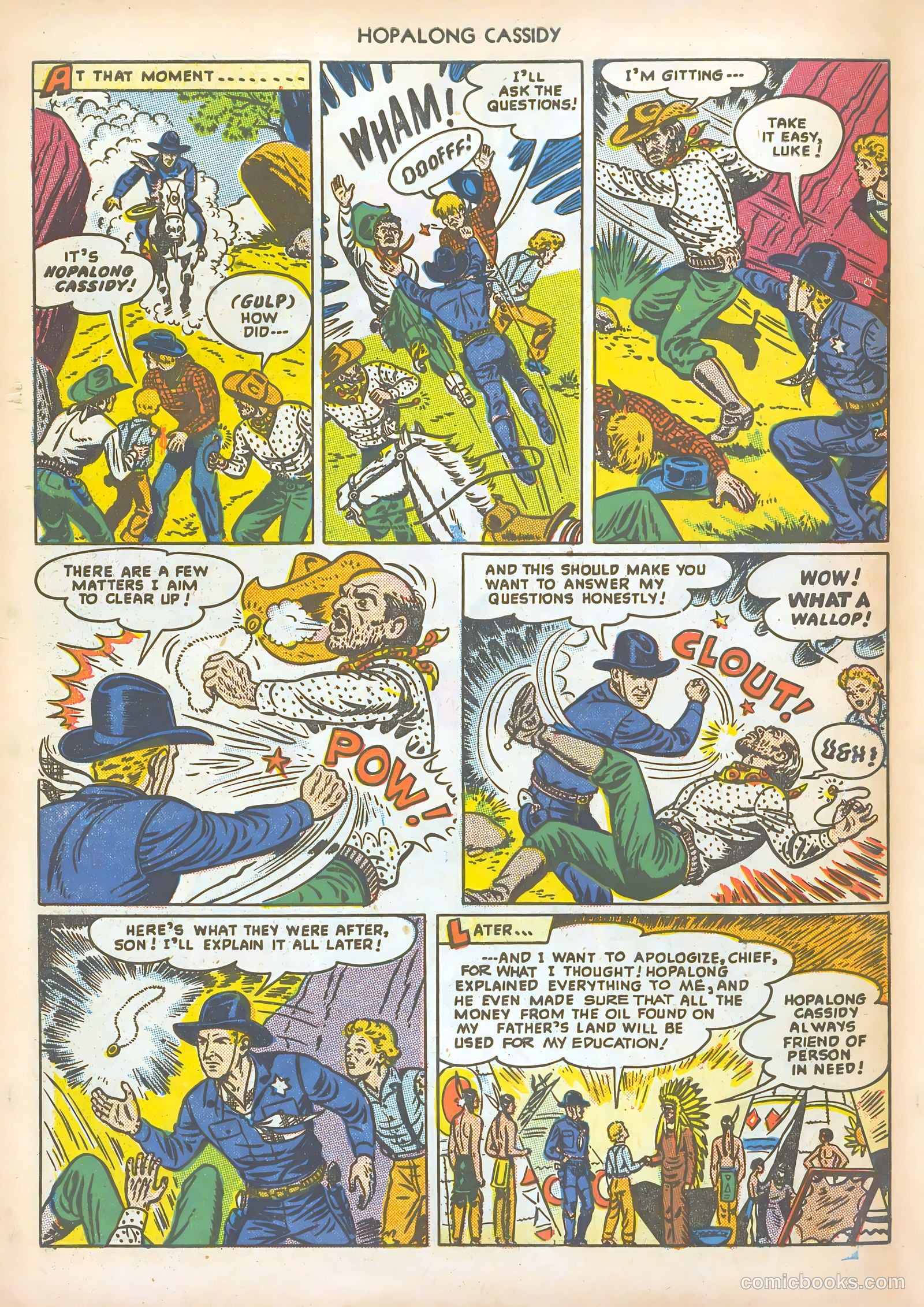 Hopalong Cassidy #35 (1949) — page 50 of 52