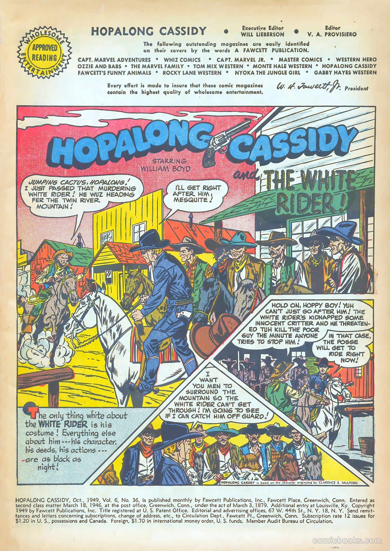 Hopalong Cassidy #36 (1949) — page 3 of 36