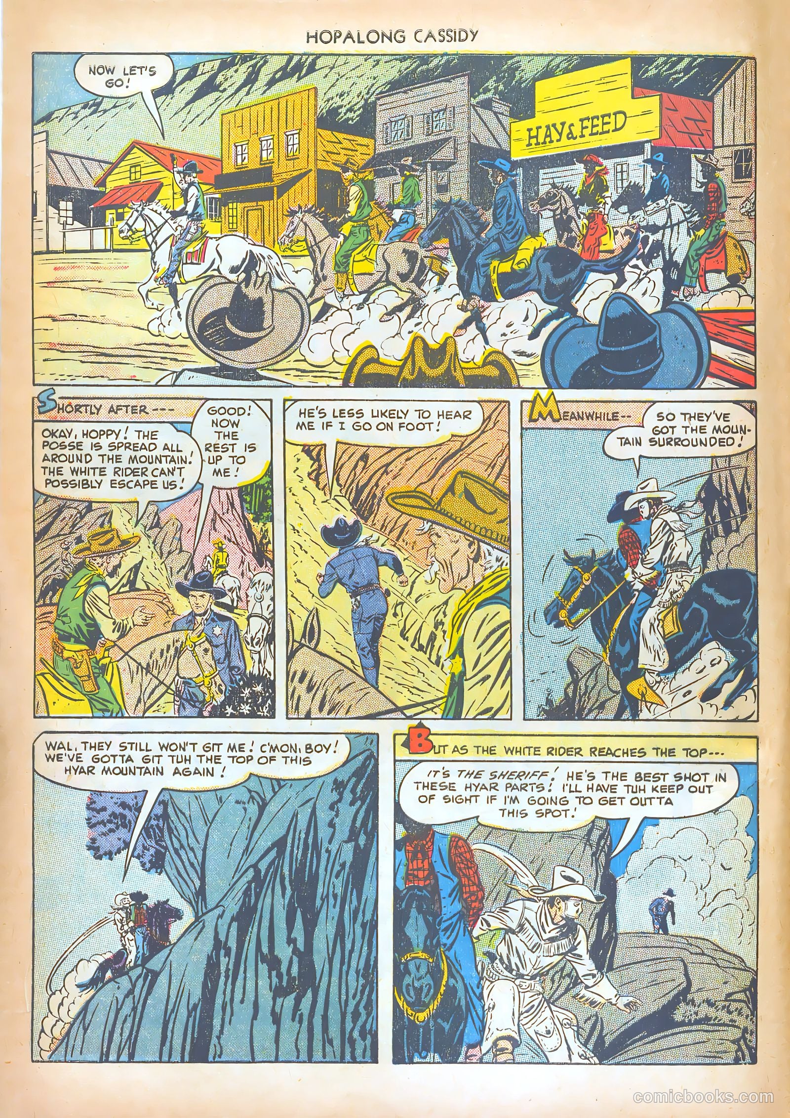 Hopalong Cassidy #36 (1949) — page 4 of 36