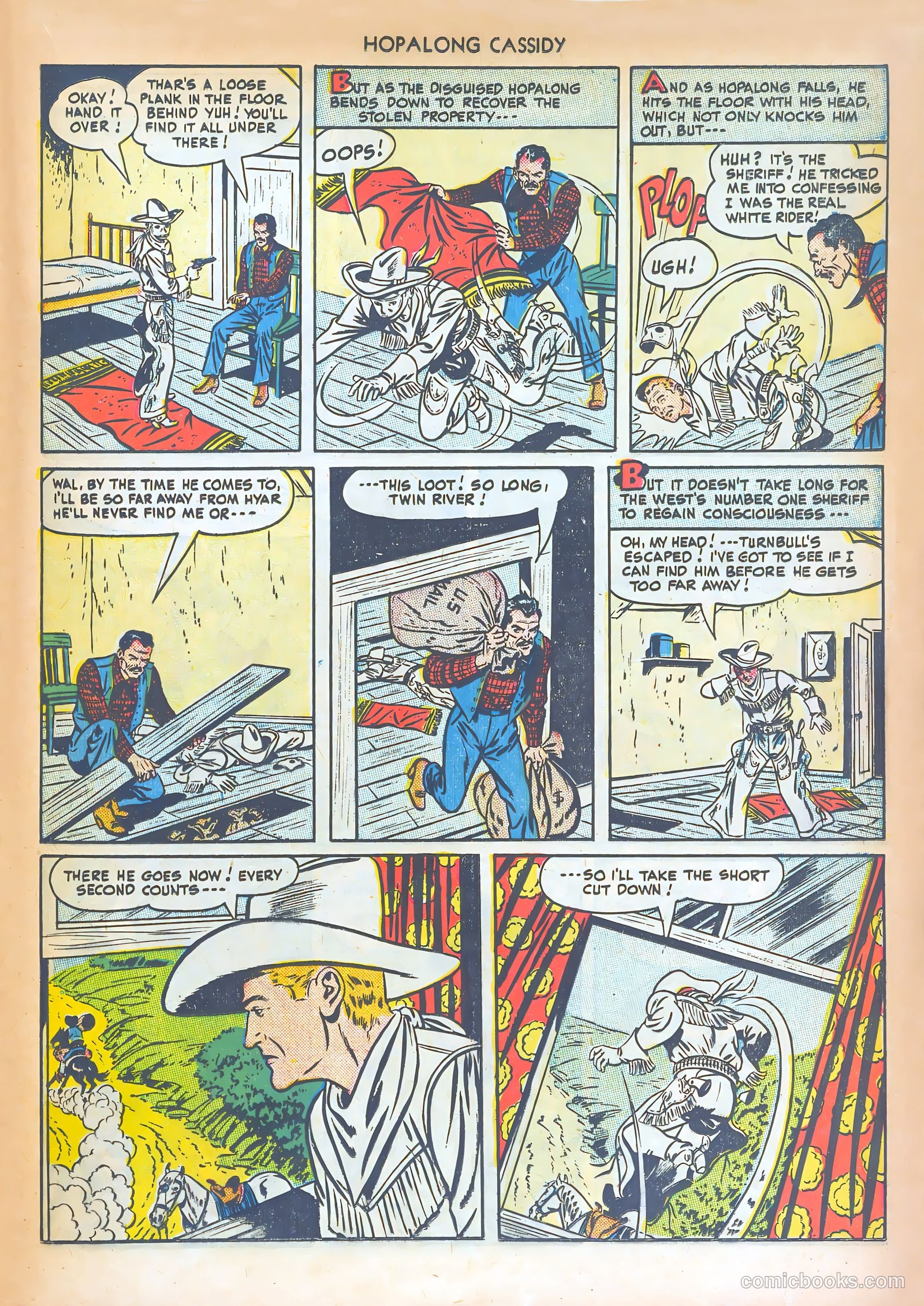 Hopalong Cassidy #36 (1949) — page 21 of 36