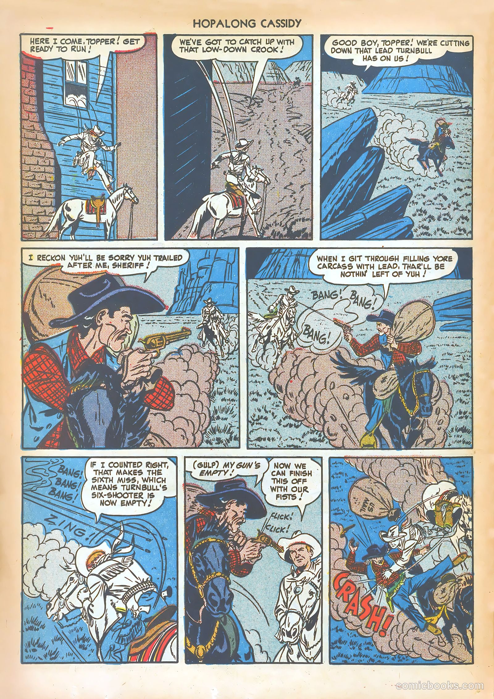 Hopalong Cassidy #36 (1949) — page 22 of 36