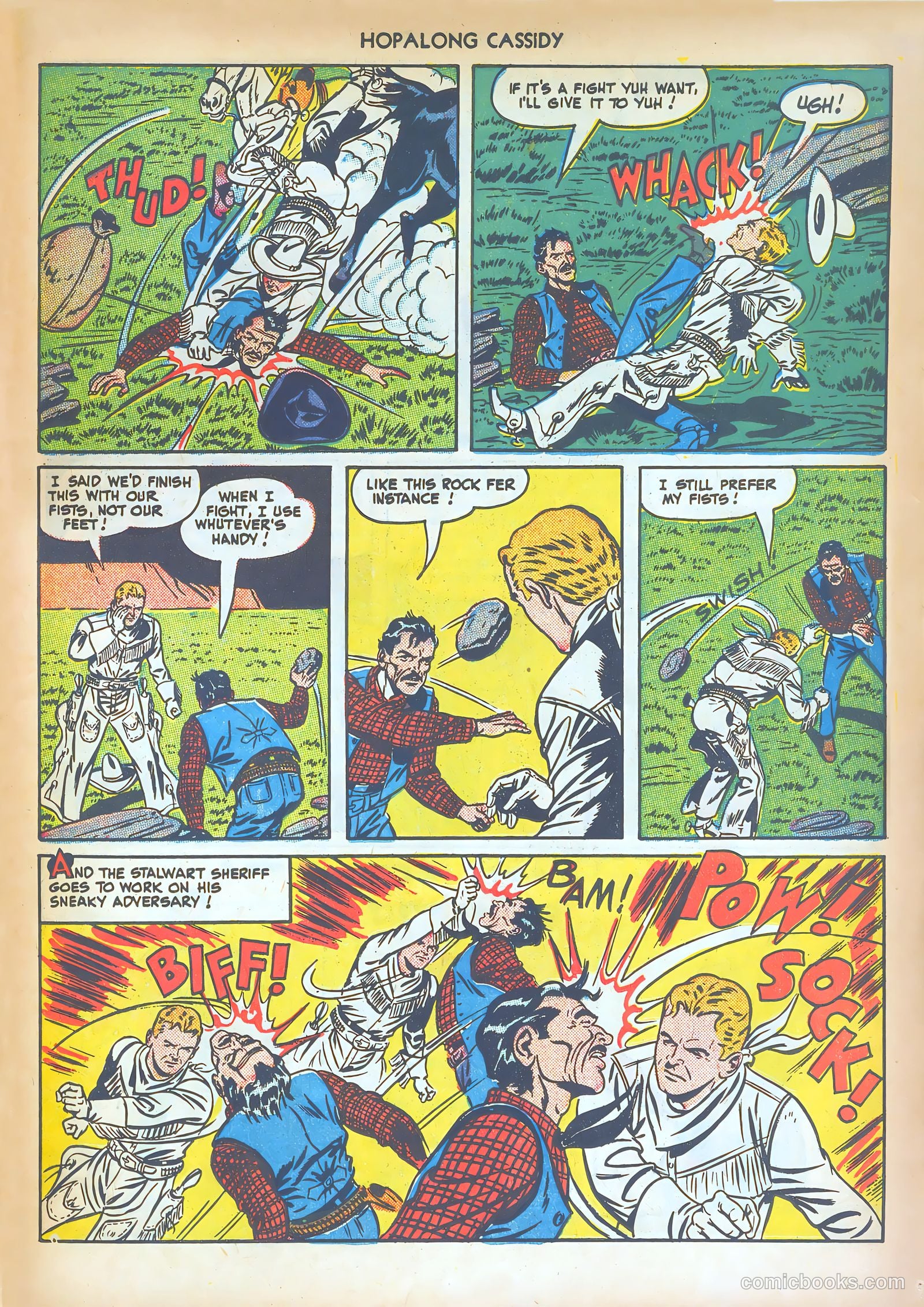 Hopalong Cassidy #36 (1949) — page 23 of 36