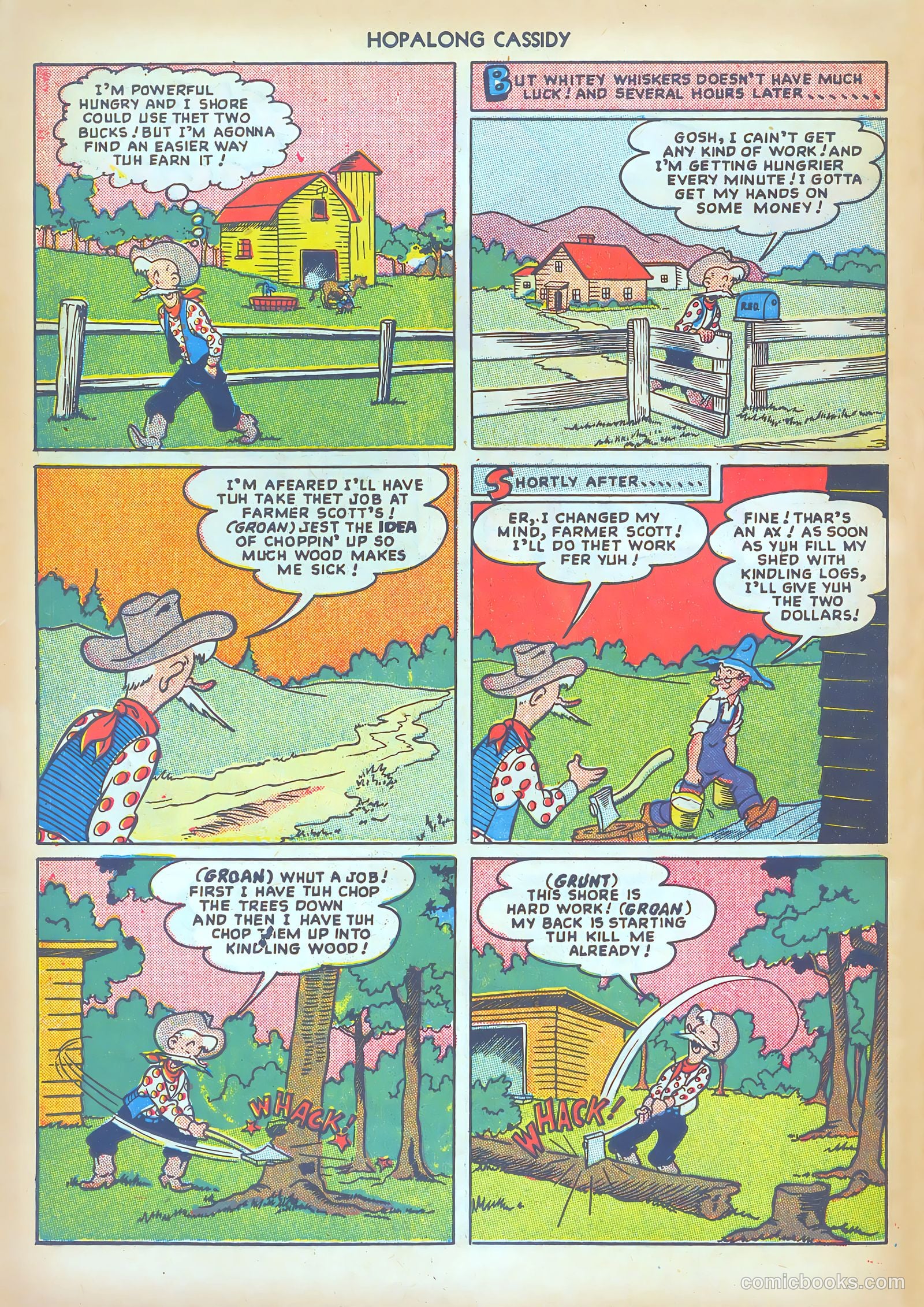 Hopalong Cassidy #36 (1949) — page 30 of 36