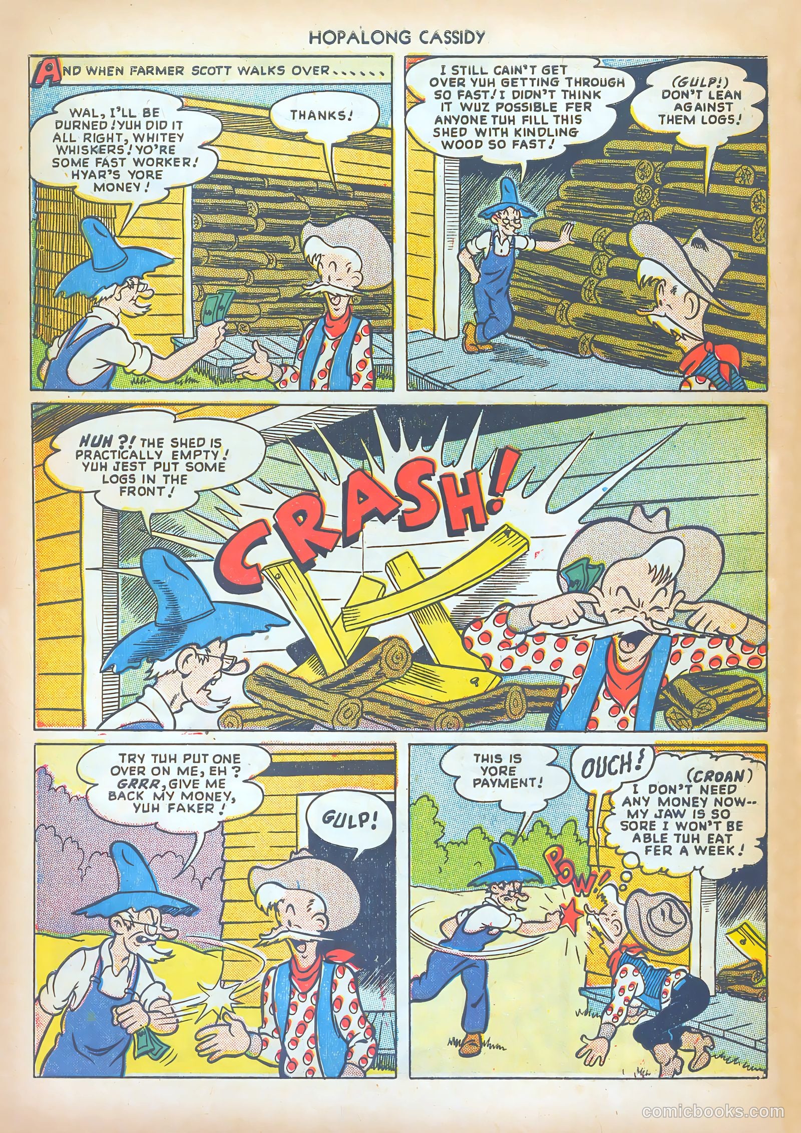 Hopalong Cassidy #36 (1949) — page 32 of 36