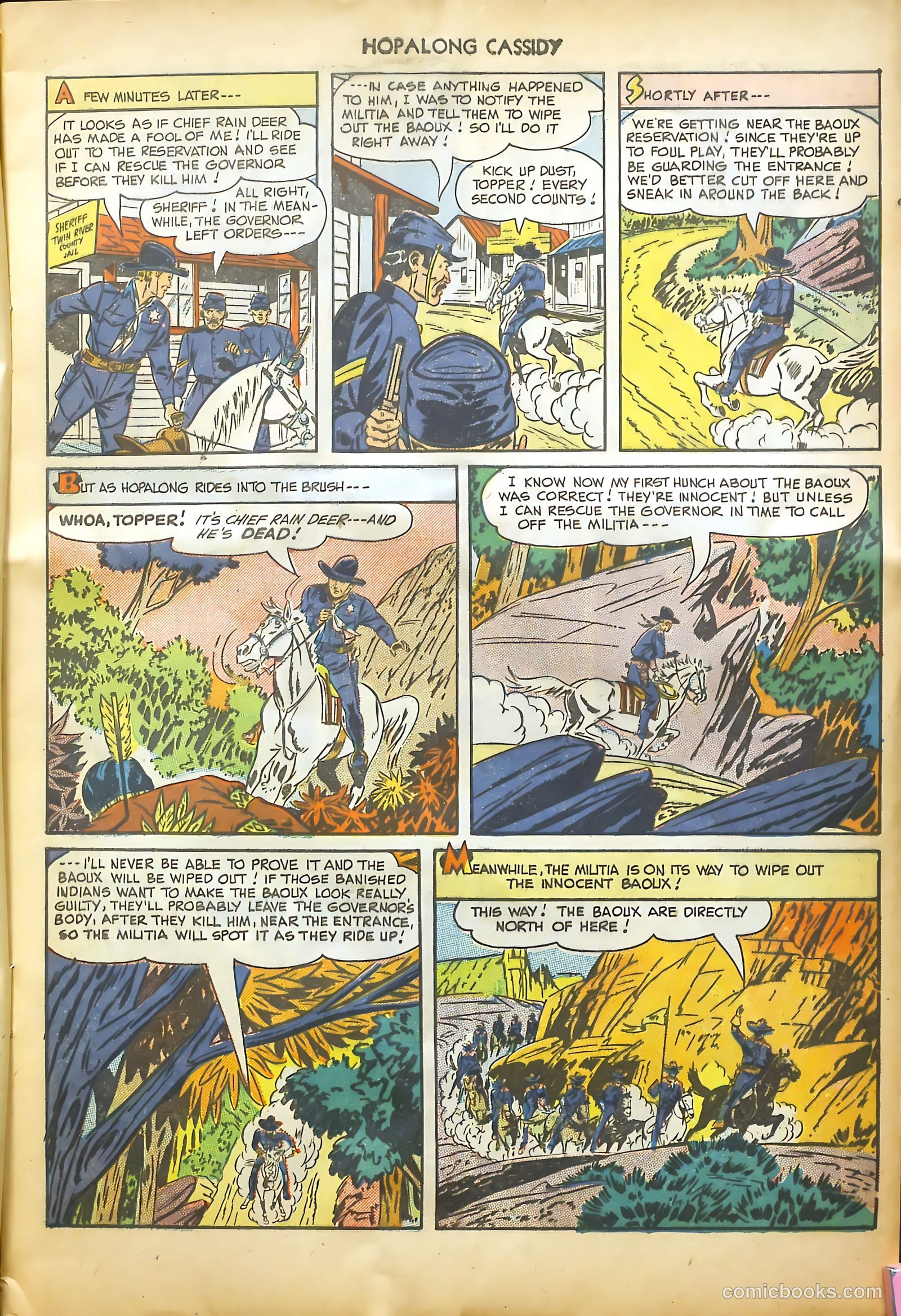 Hopalong Cassidy #37 (1949) — page 9 of 52