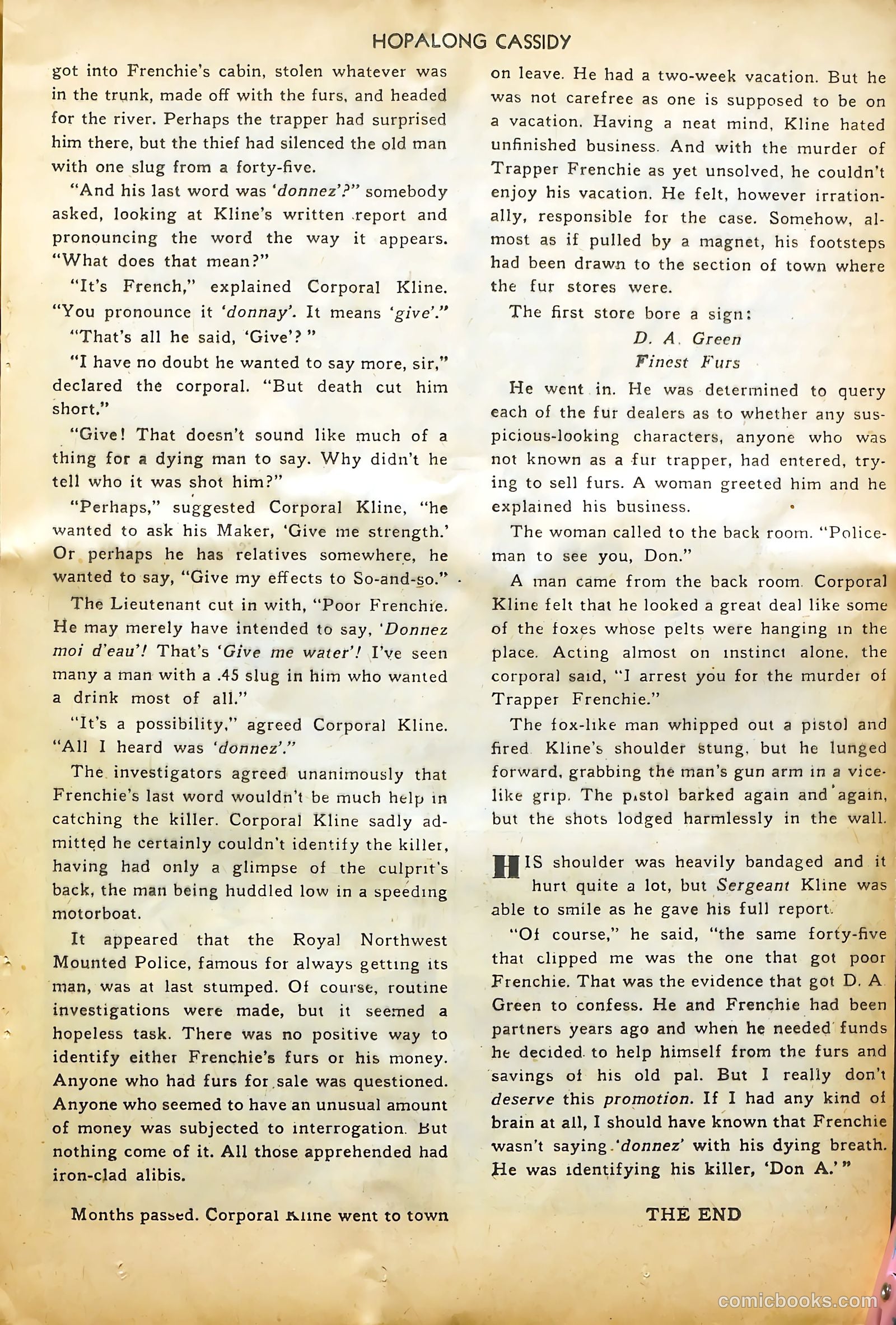 Hopalong Cassidy #37 (1949) — page 25 of 52