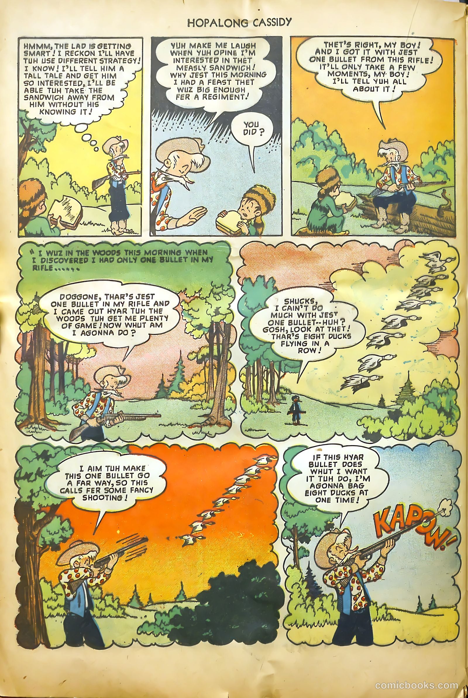 Hopalong Cassidy #37 (1949) — page 36 of 52