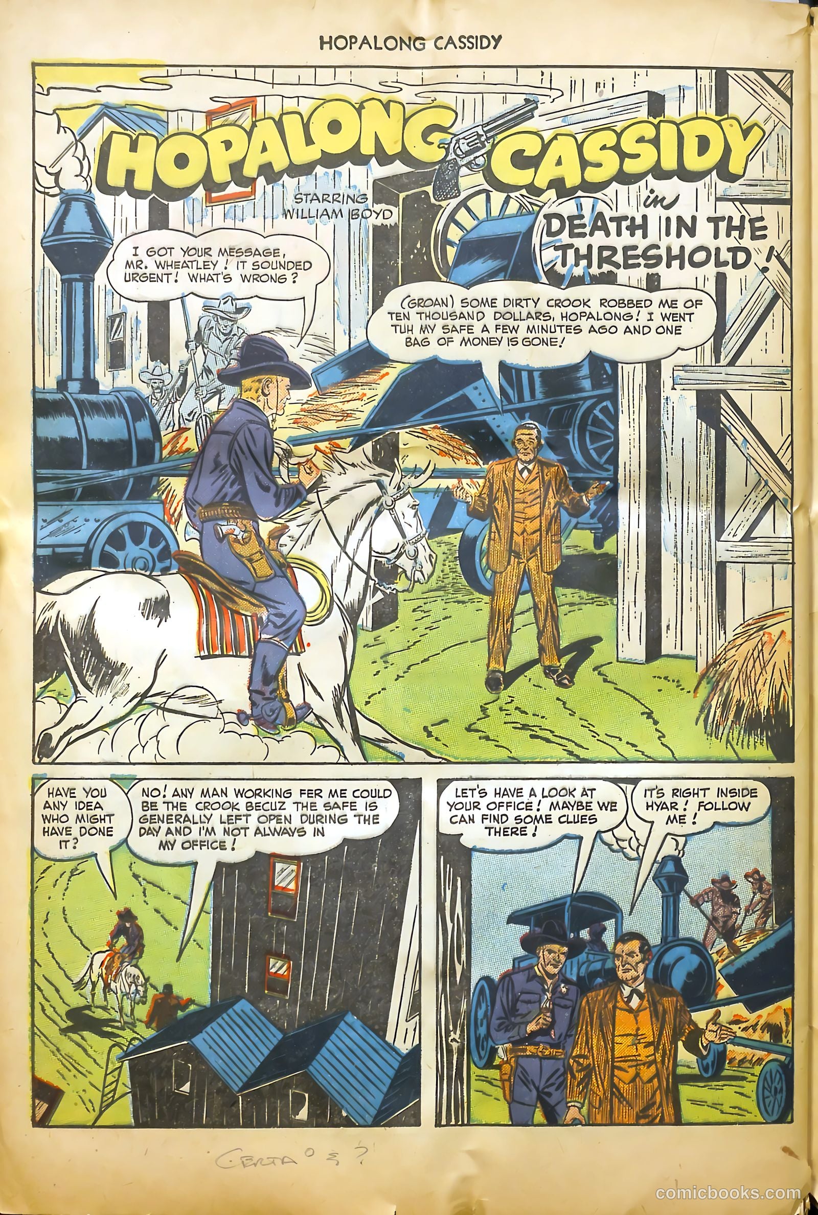 Hopalong Cassidy #37 (1949) — page 40 of 52