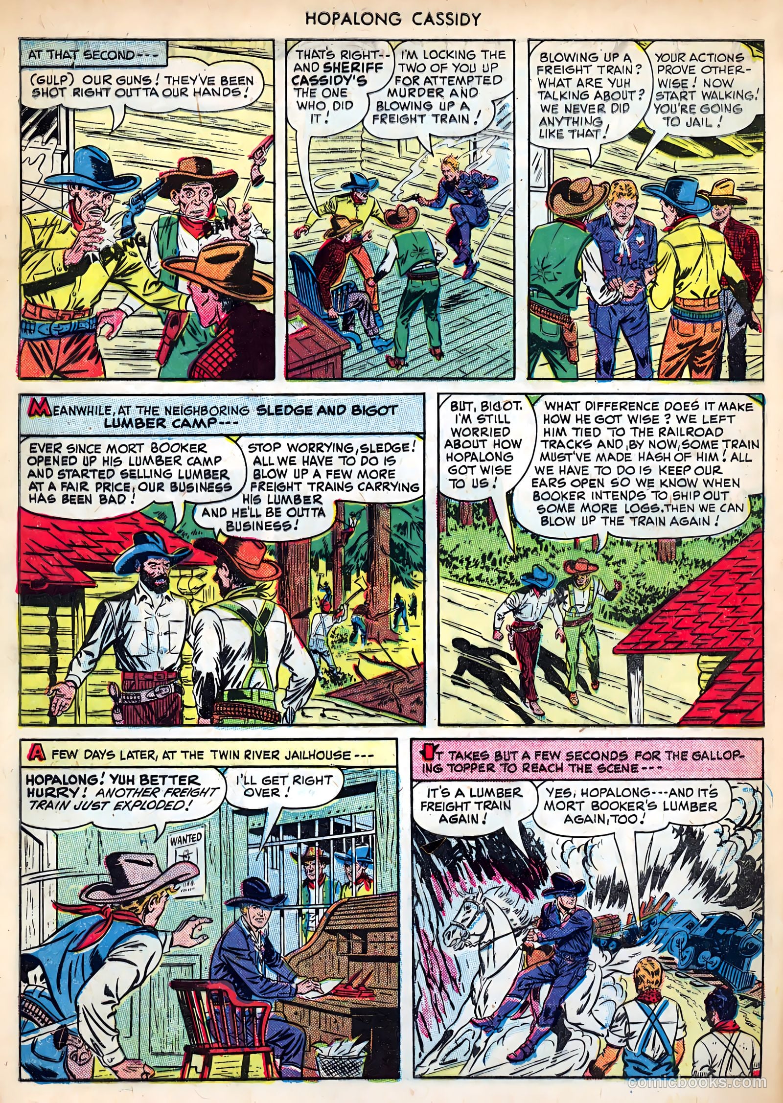 Hopalong Cassidy #38 (1949) — page 8 of 52