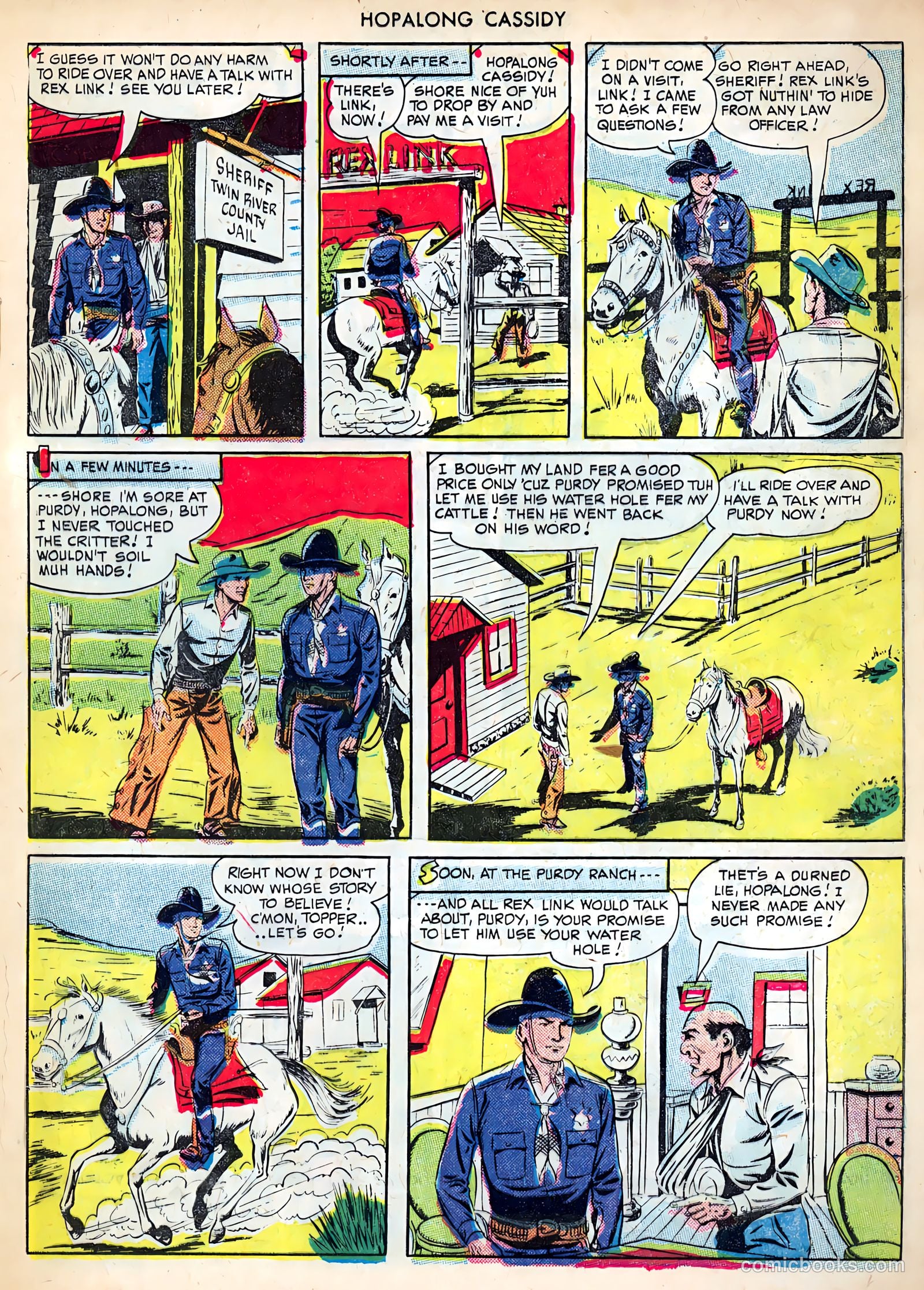 Hopalong Cassidy #38 (1949) — page 17 of 52