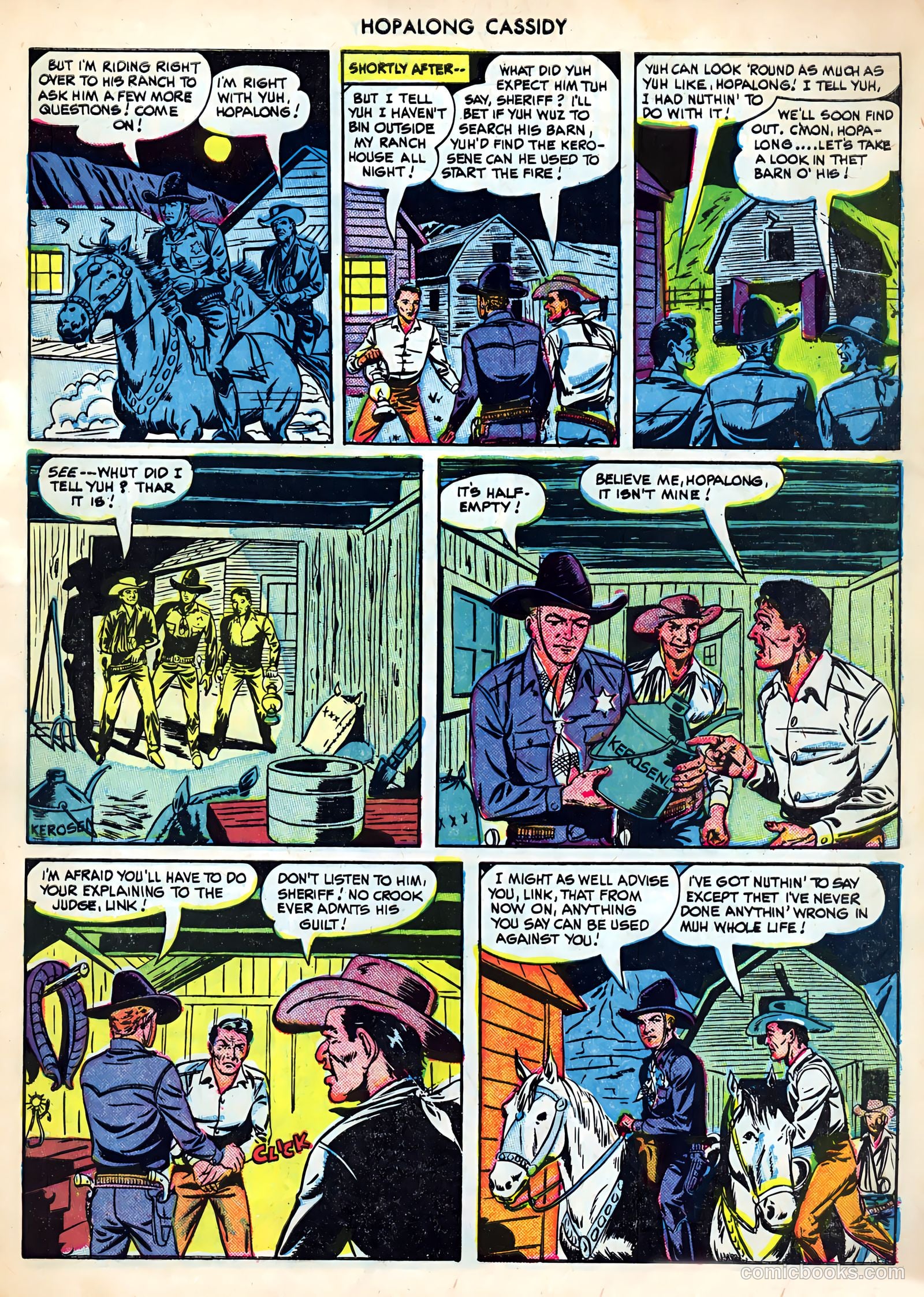 Hopalong Cassidy #38 (1949) — page 19 of 52