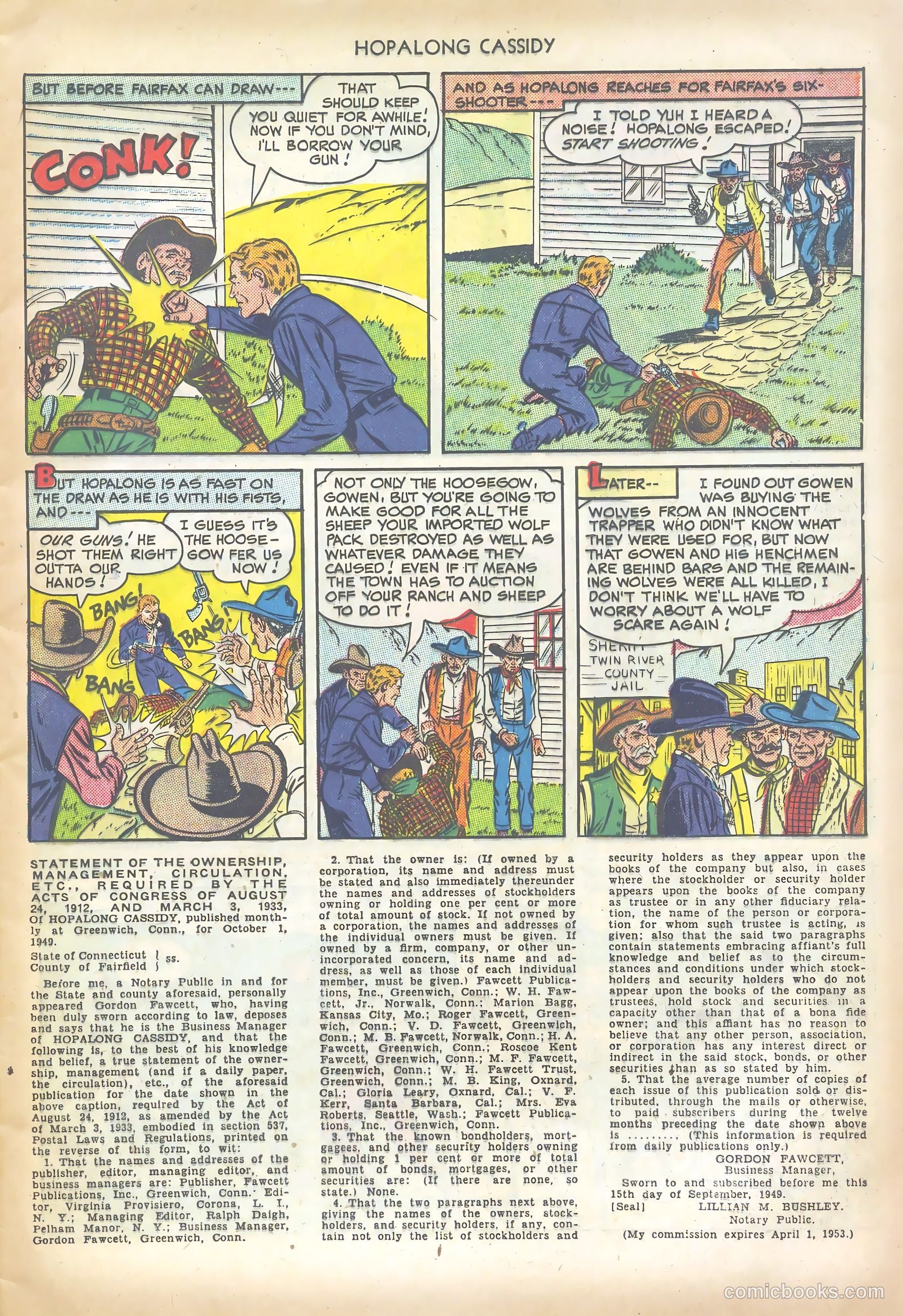Hopalong Cassidy #39 (1950) — page 13 of 52