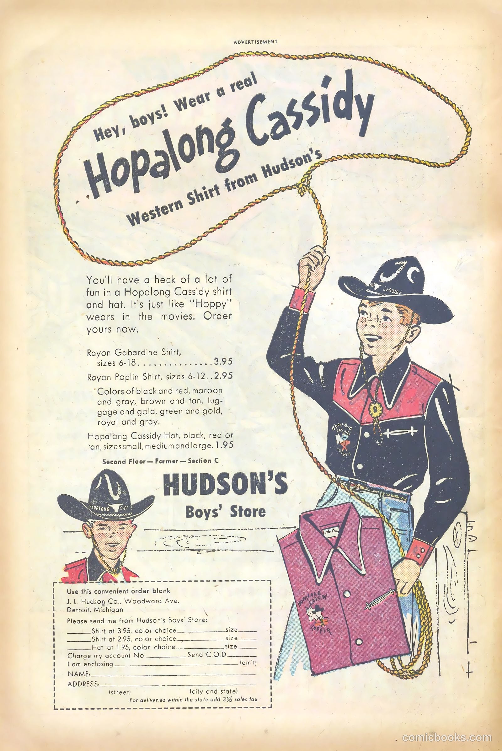 Hopalong Cassidy #39 (1950) — page 34 of 52
