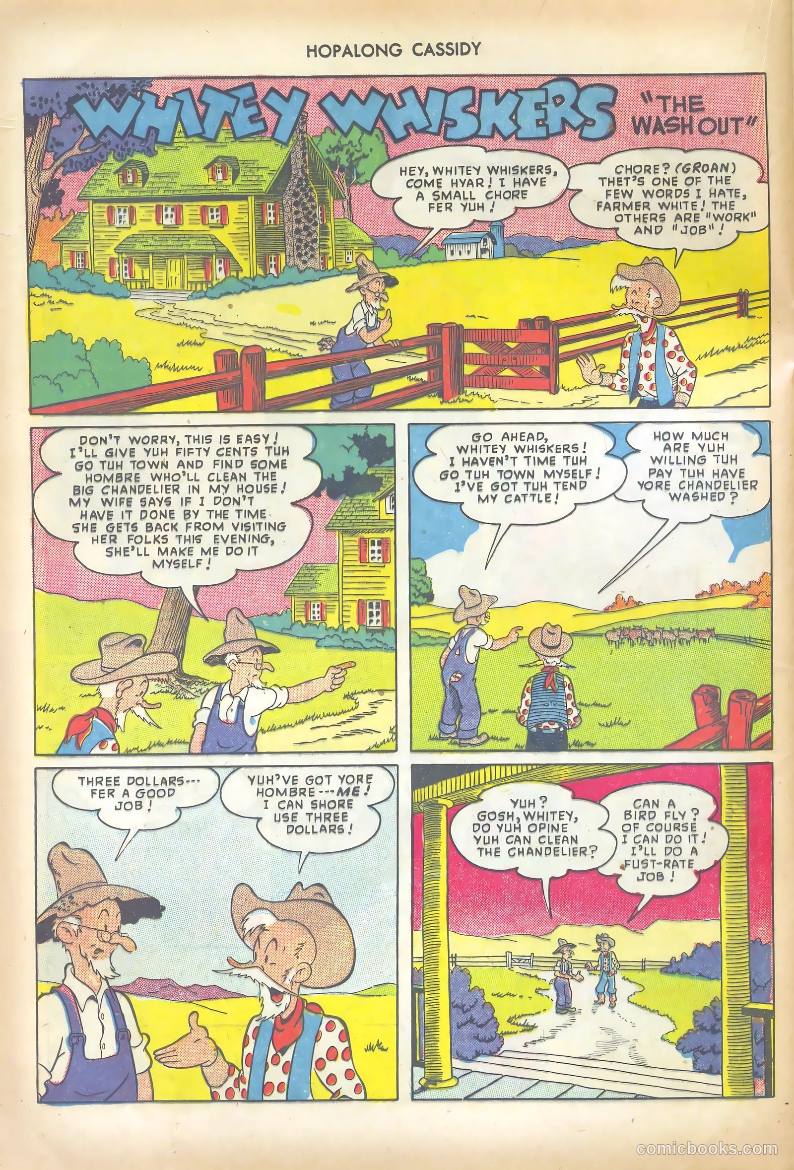 Hopalong Cassidy #39 (1950) — page 36 of 52