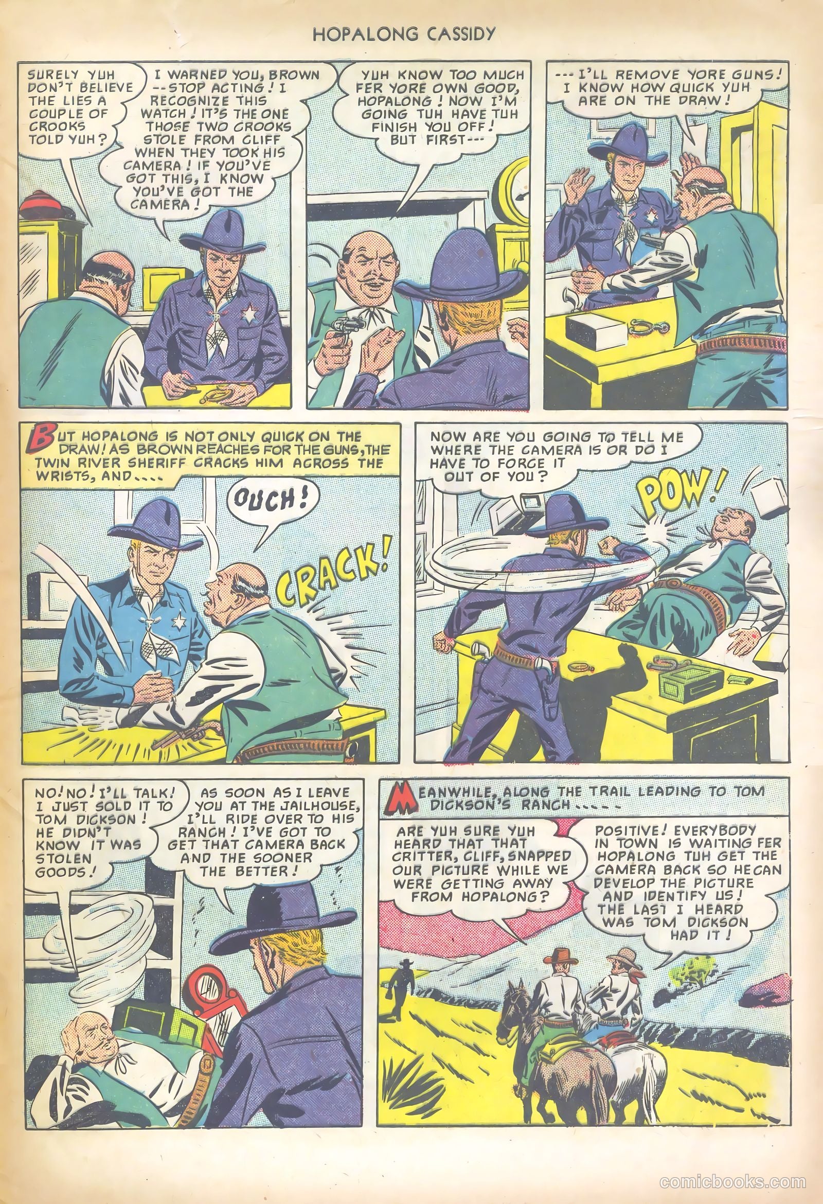 Hopalong Cassidy #39 (1950) — page 45 of 52