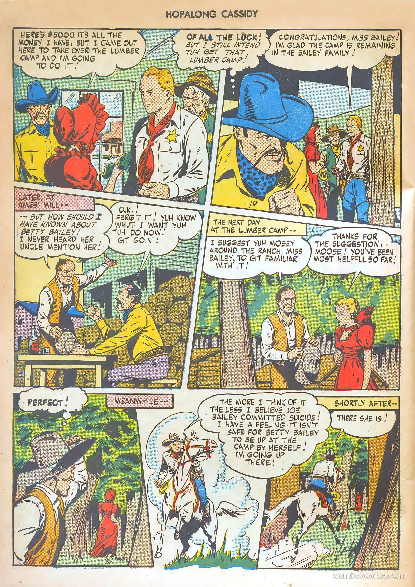 Hopalong Cassidy #4 (1946) — page 8 of 52