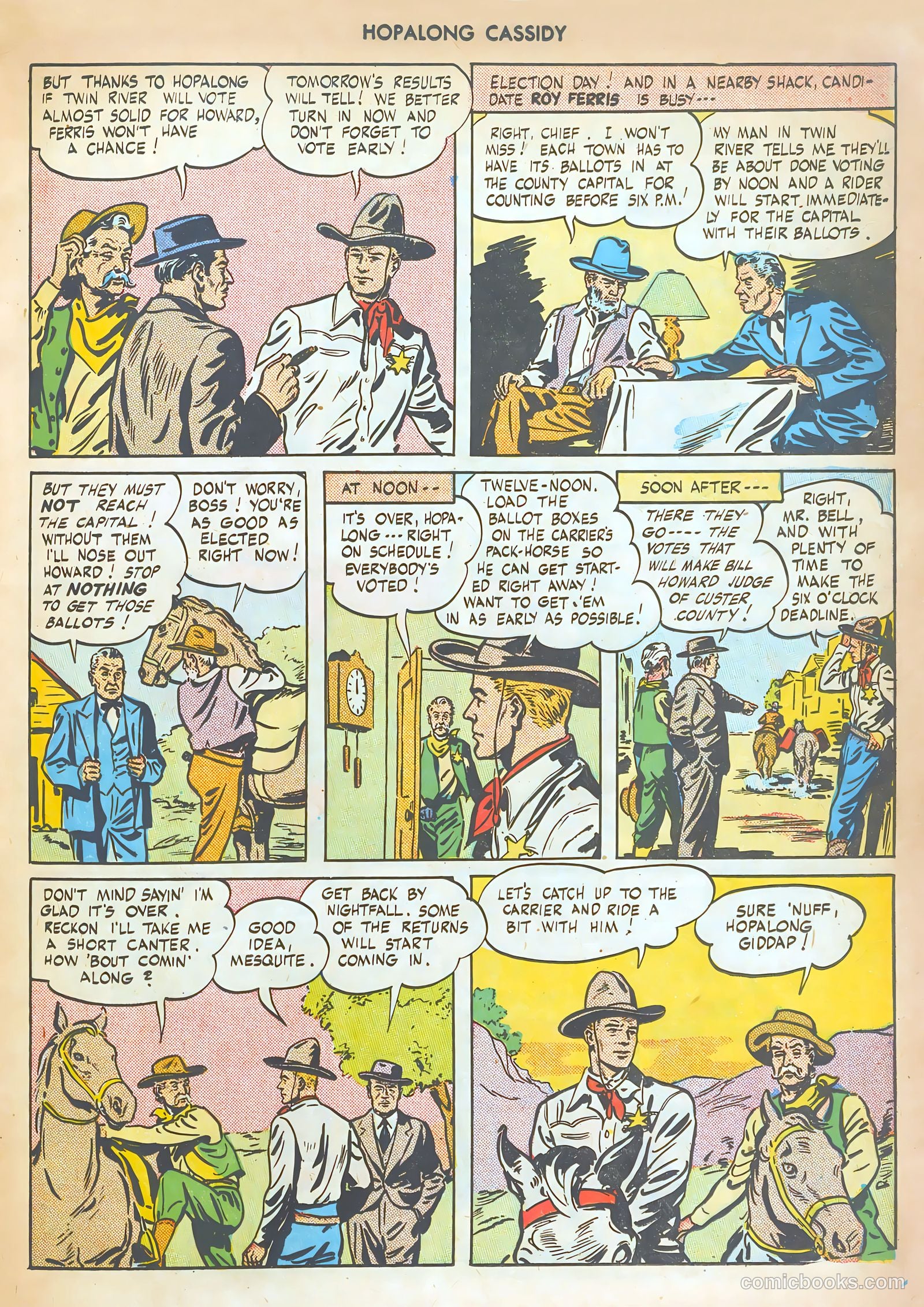 Hopalong Cassidy #4 (1946) — page 25 of 52