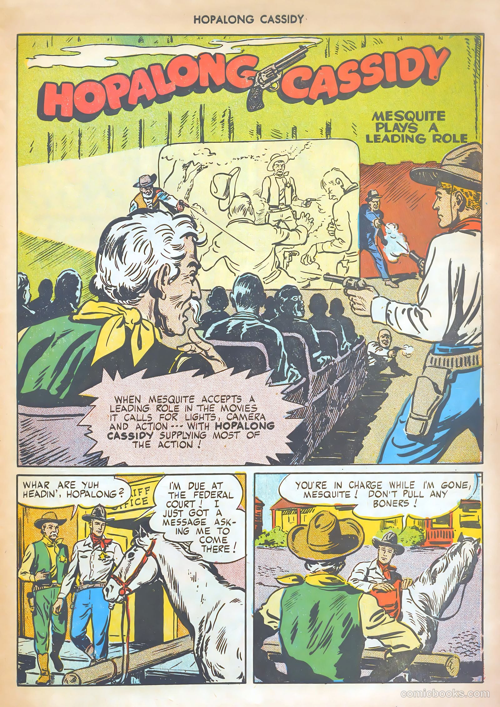 Hopalong Cassidy #4 (1946) — page 33 of 52