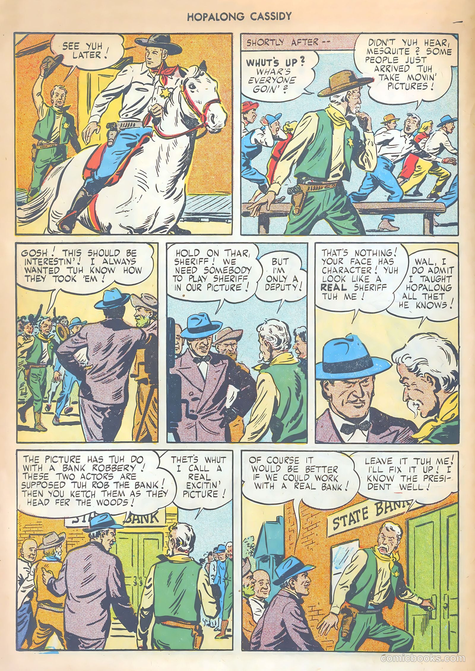 Hopalong Cassidy #4 (1946) — page 34 of 52