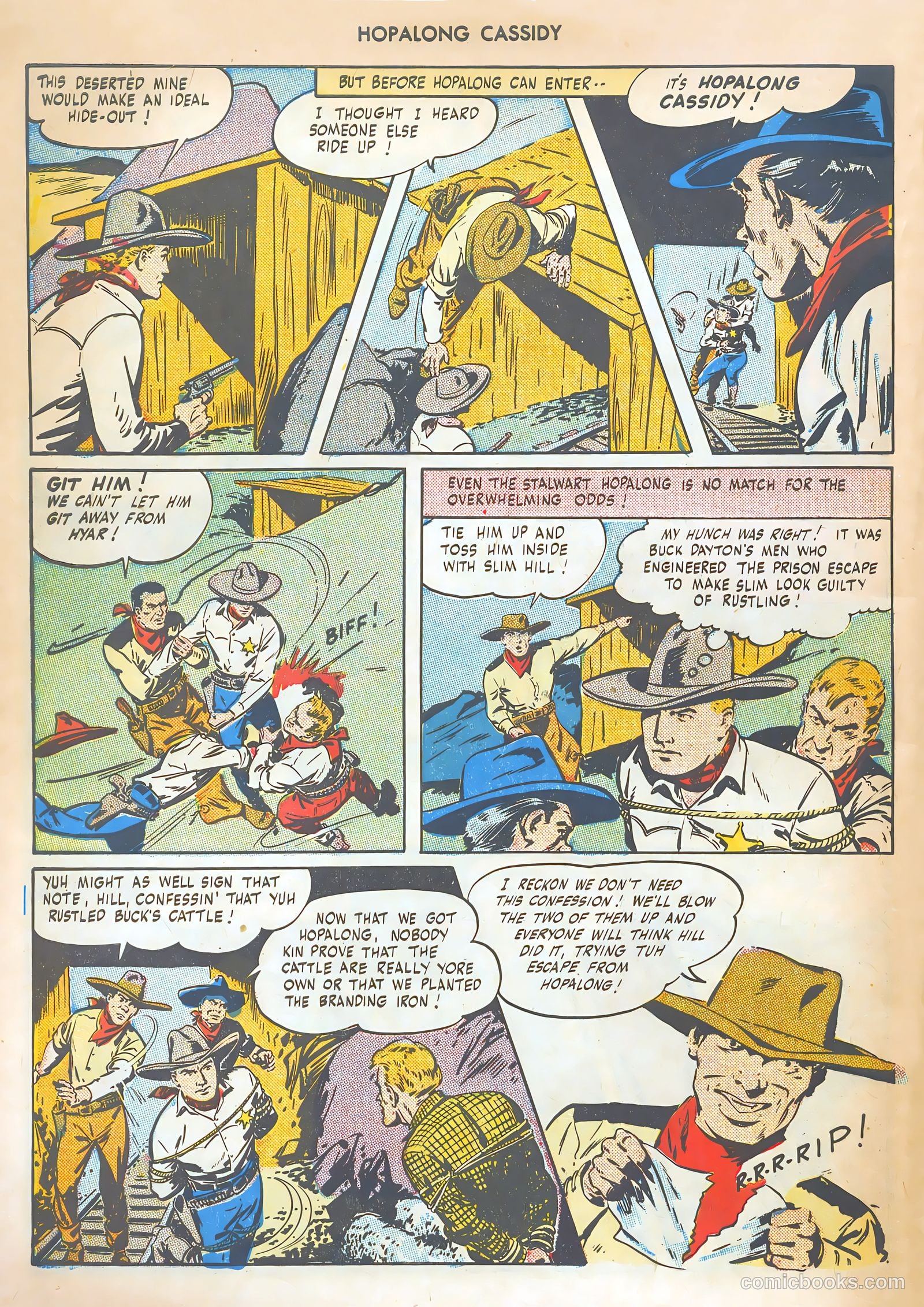 Hopalong Cassidy #4 (1946) — page 48 of 52