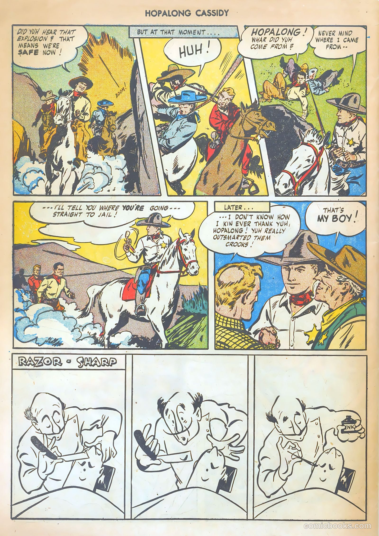 Hopalong Cassidy #4 (1946) — page 50 of 52