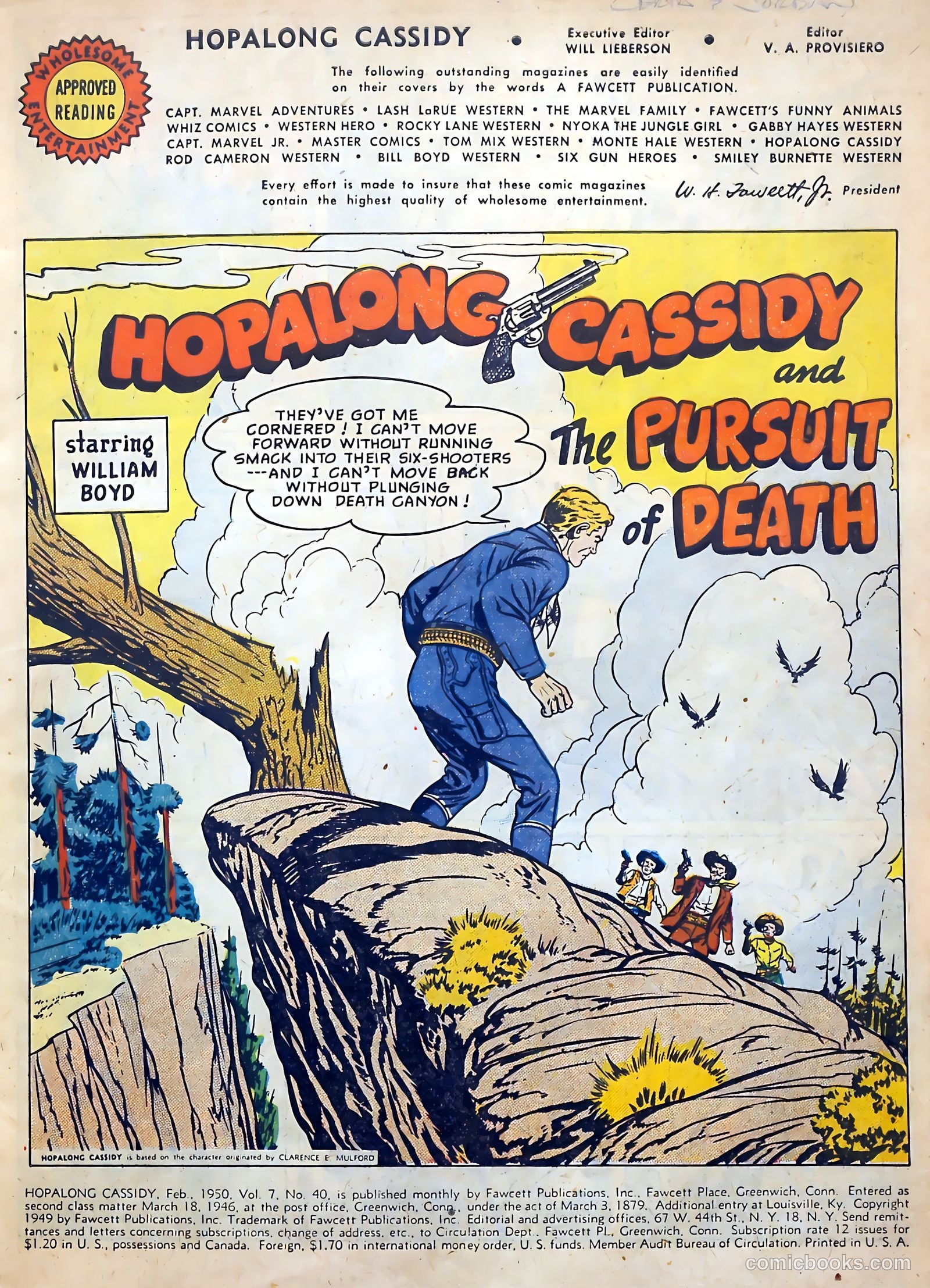 Hopalong Cassidy #40 (1950) — page 3 of 36