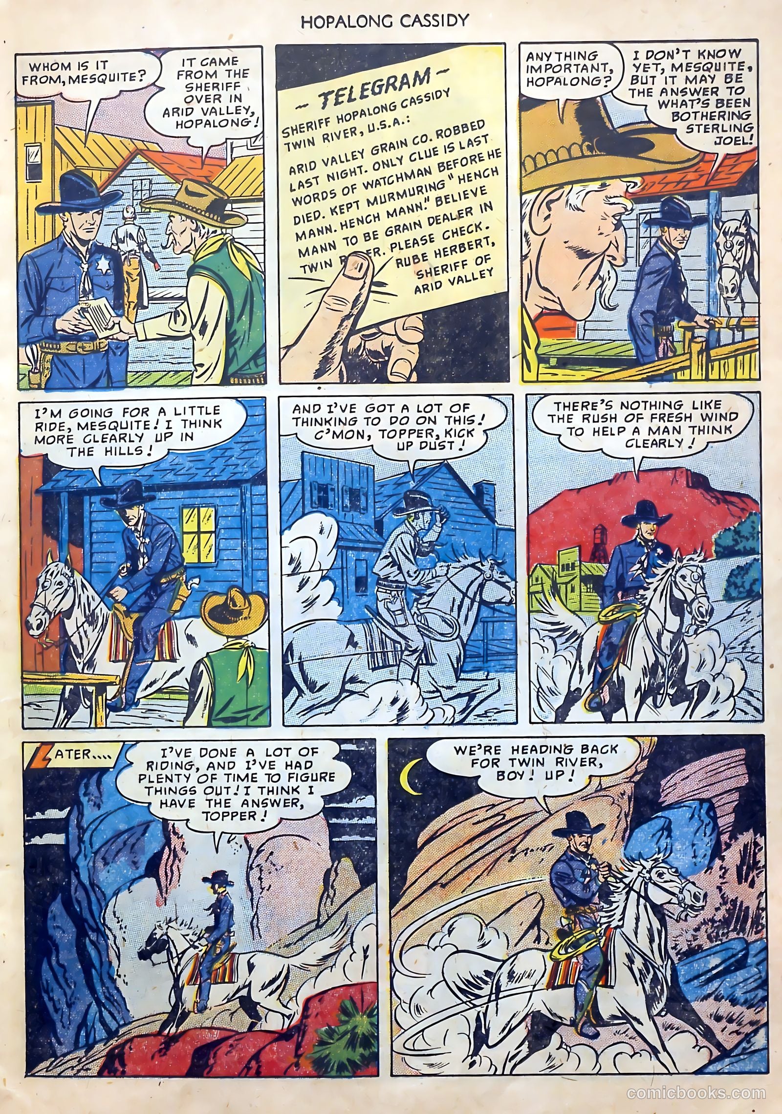 Hopalong Cassidy #40 (1950) — page 11 of 36
