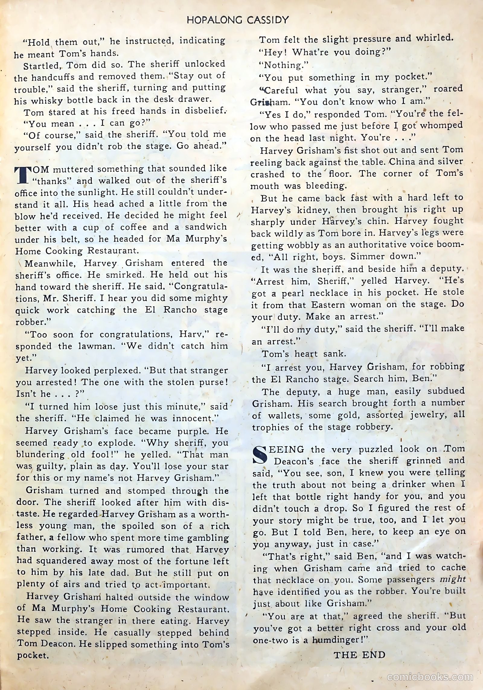 Hopalong Cassidy #40 (1950) — page 23 of 36