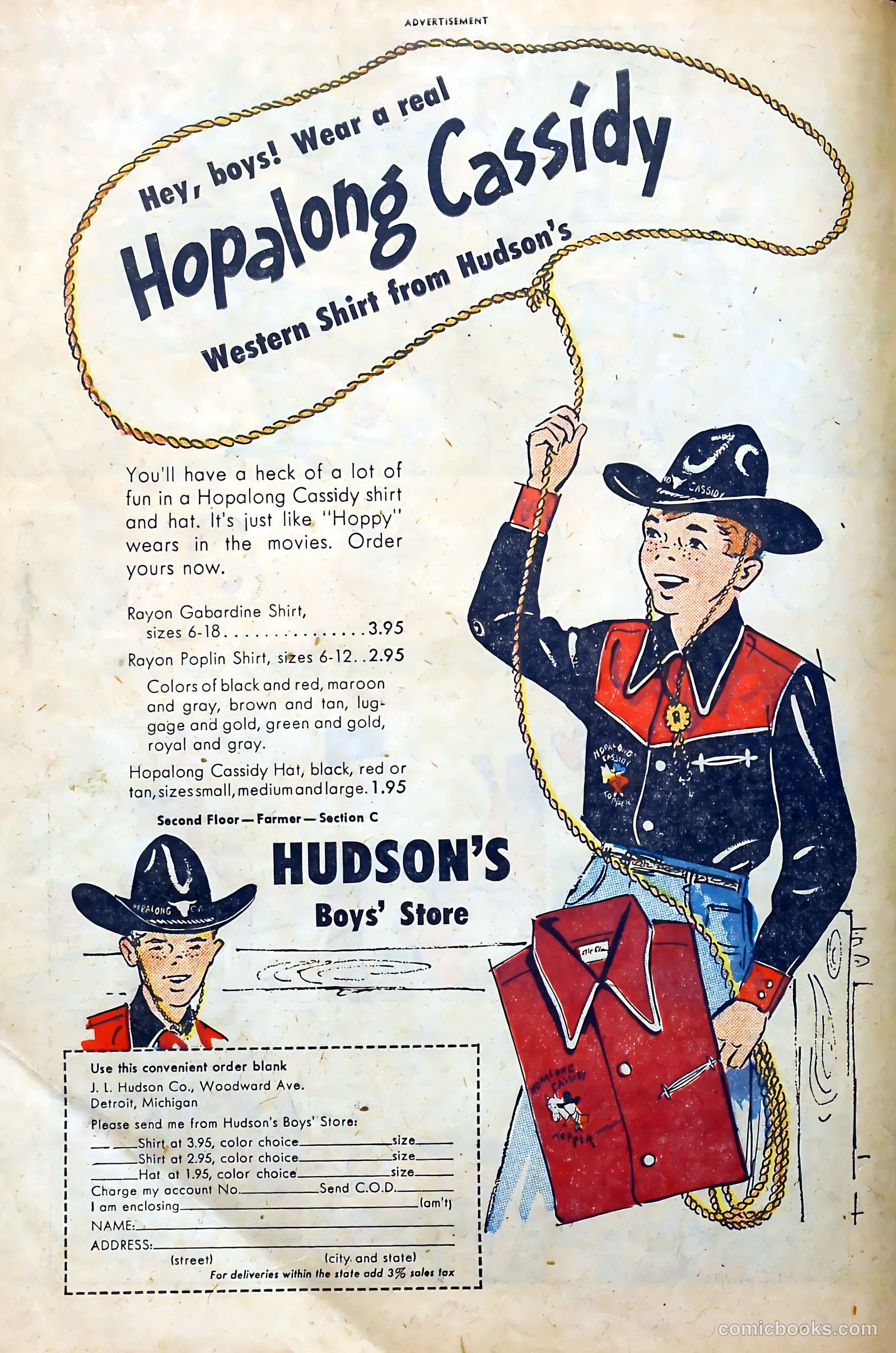 Hopalong Cassidy #40 (1950) — page 34 of 36