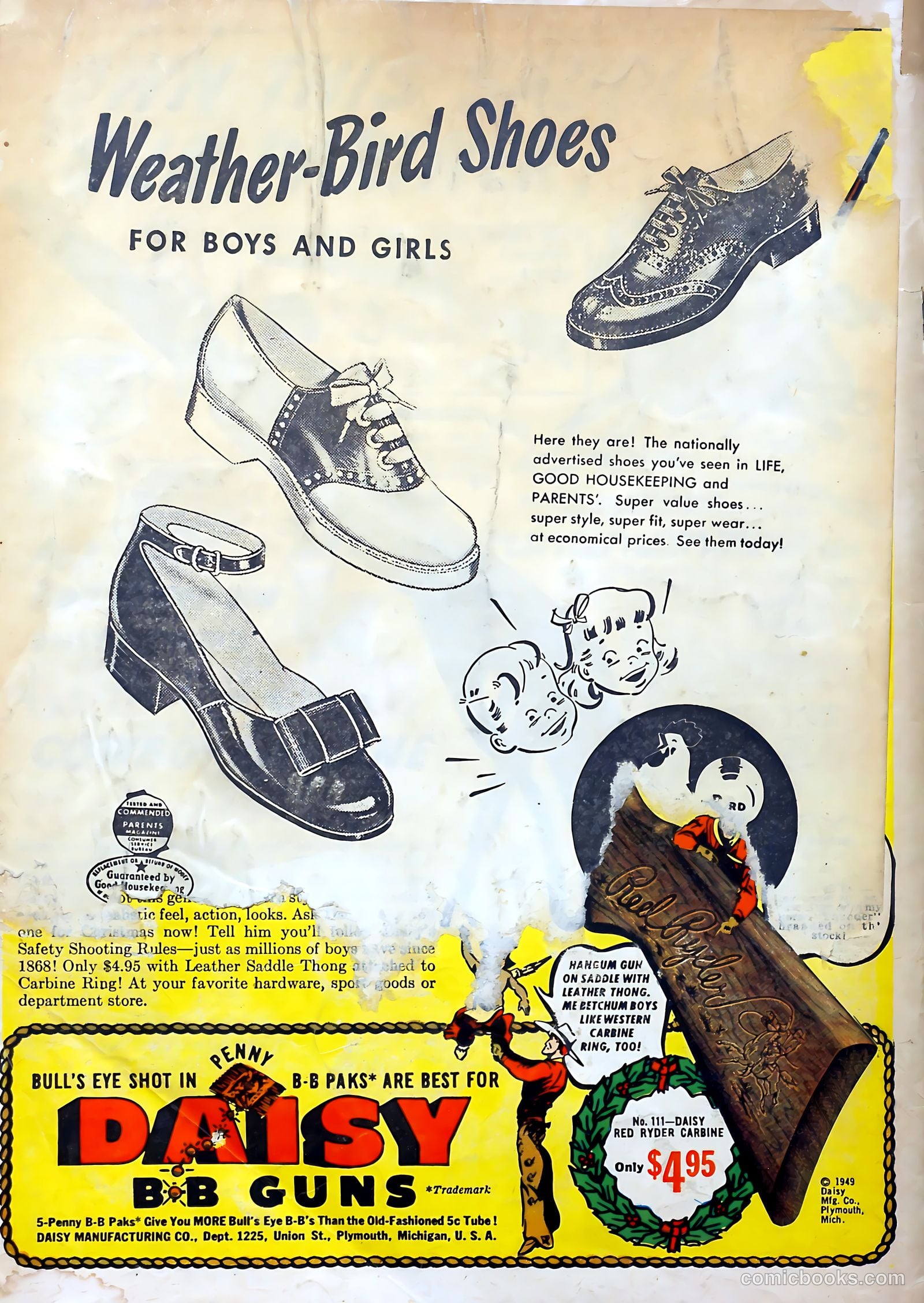 Hopalong Cassidy #40 (1950) — page 36 of 36