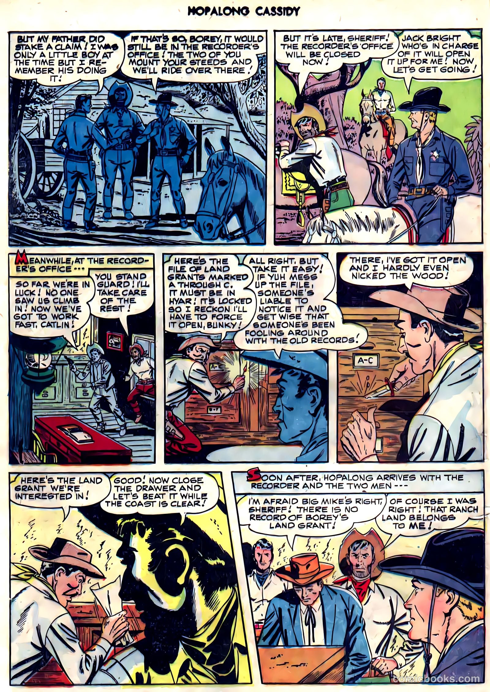 Hopalong Cassidy #41 (1950) — page 16 of 52