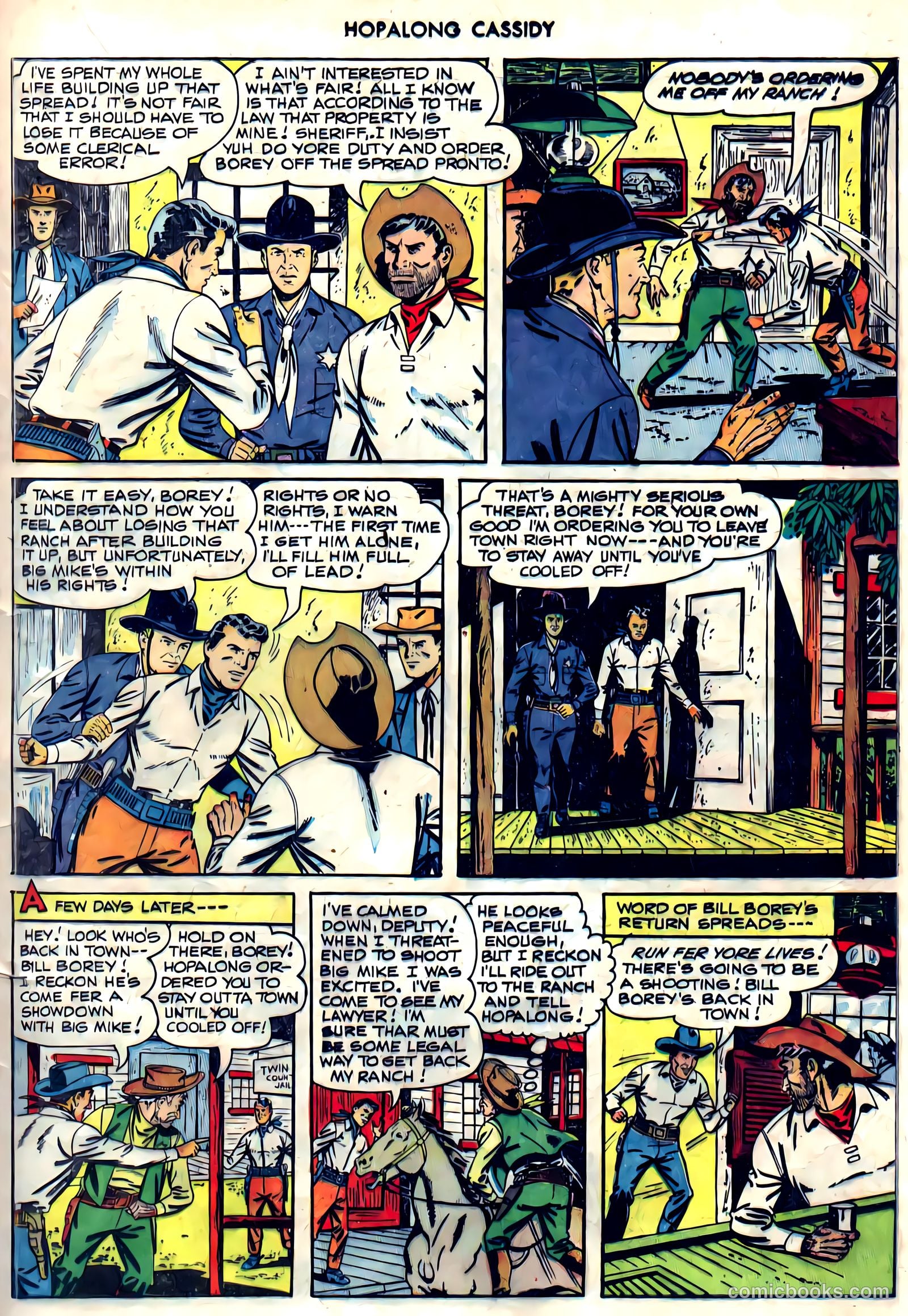Hopalong Cassidy #41 (1950) — page 17 of 52