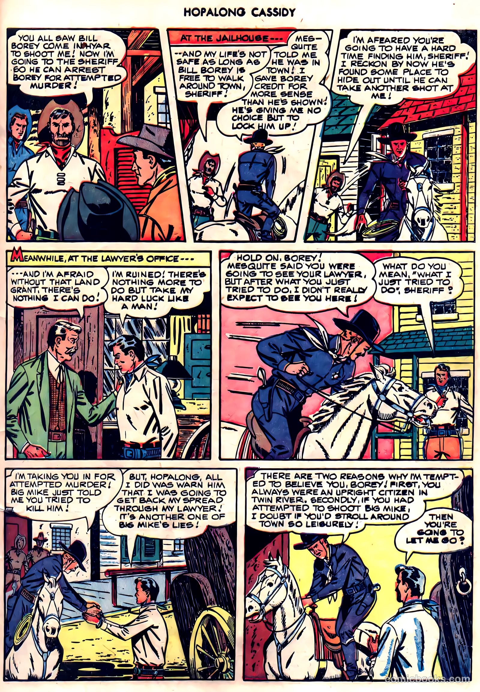 Hopalong Cassidy #41 (1950) — page 19 of 52