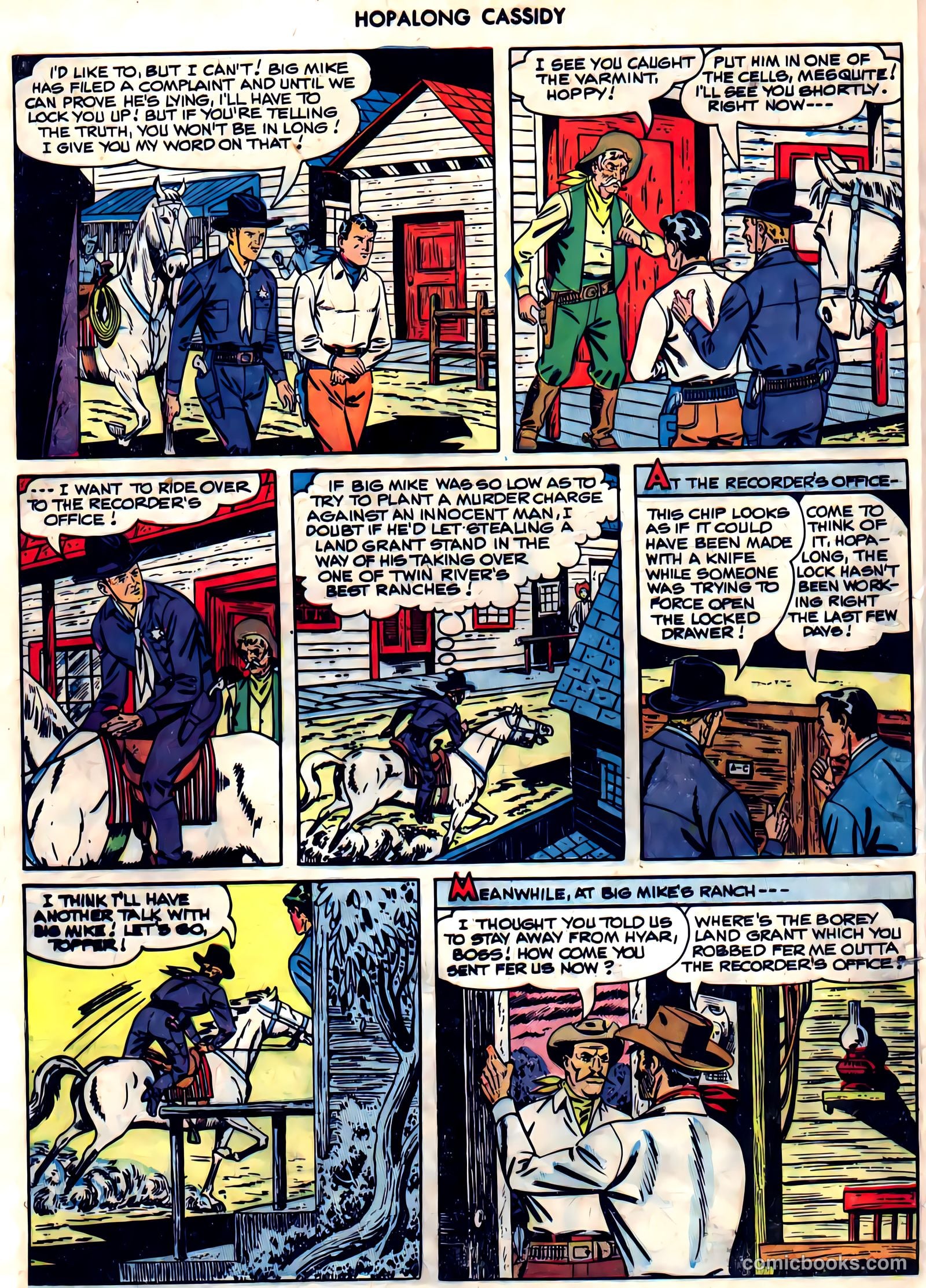 Hopalong Cassidy #41 (1950) — page 20 of 52